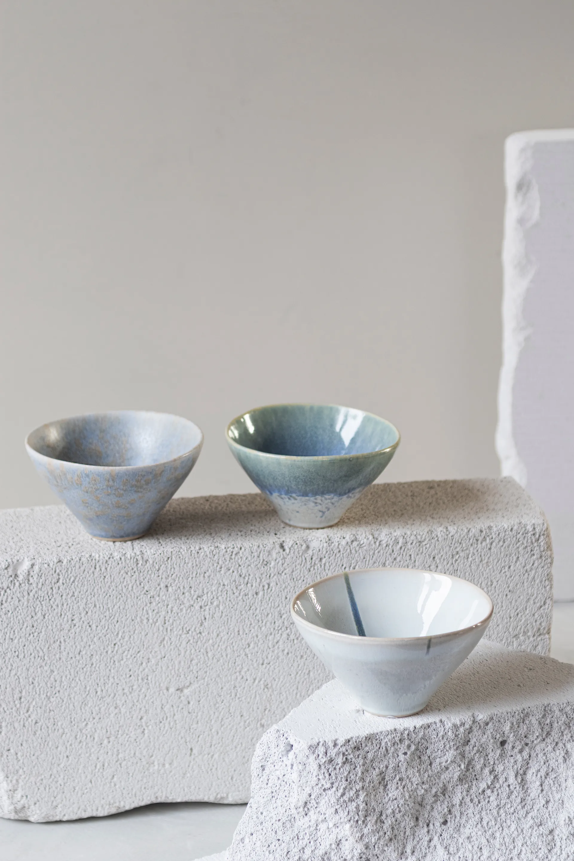 Elements bolle small Ø12 cm 3 deler, Blue Mette Ditmer