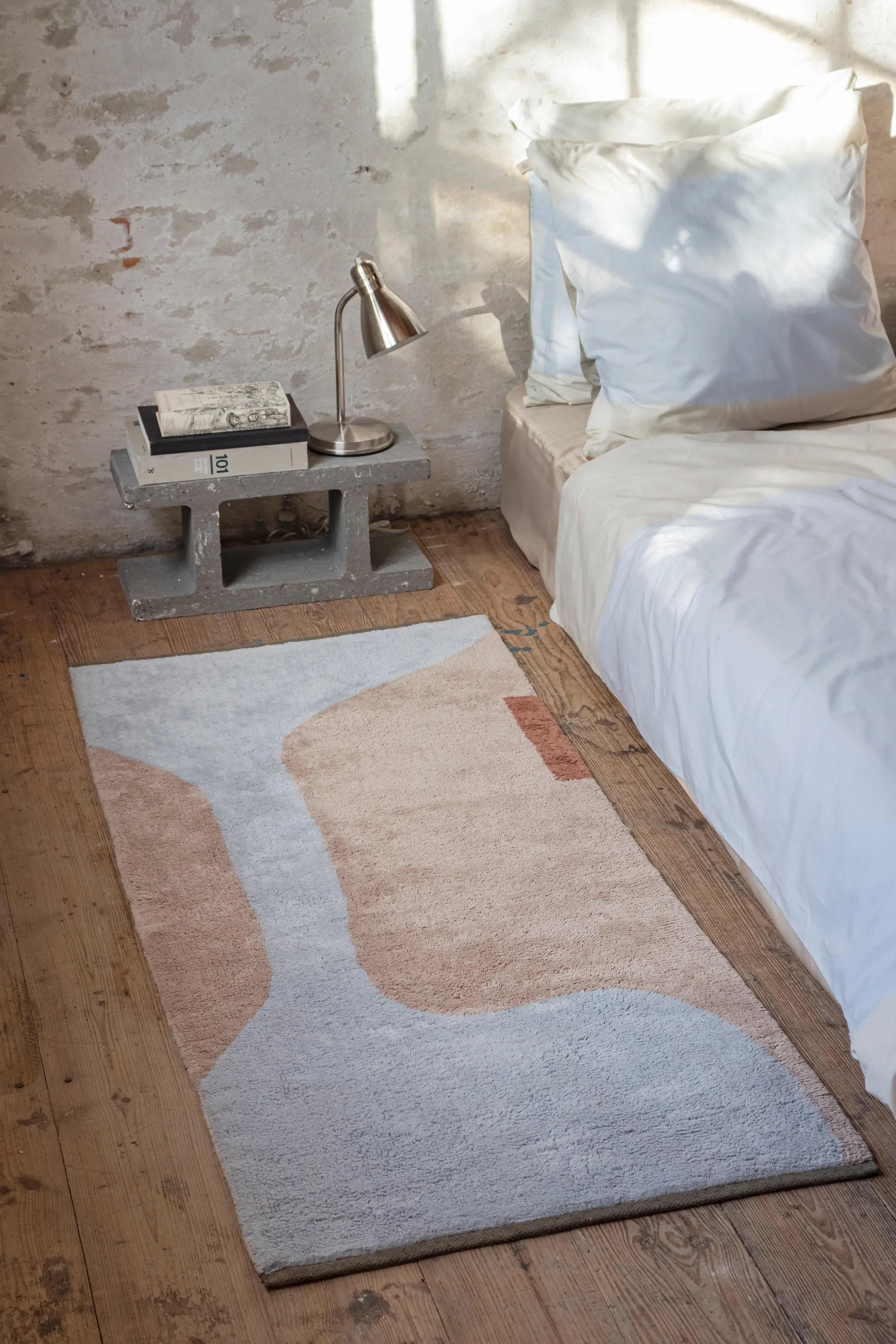 Figura teppe, Light blue, 70x150 cm Mette Ditmer