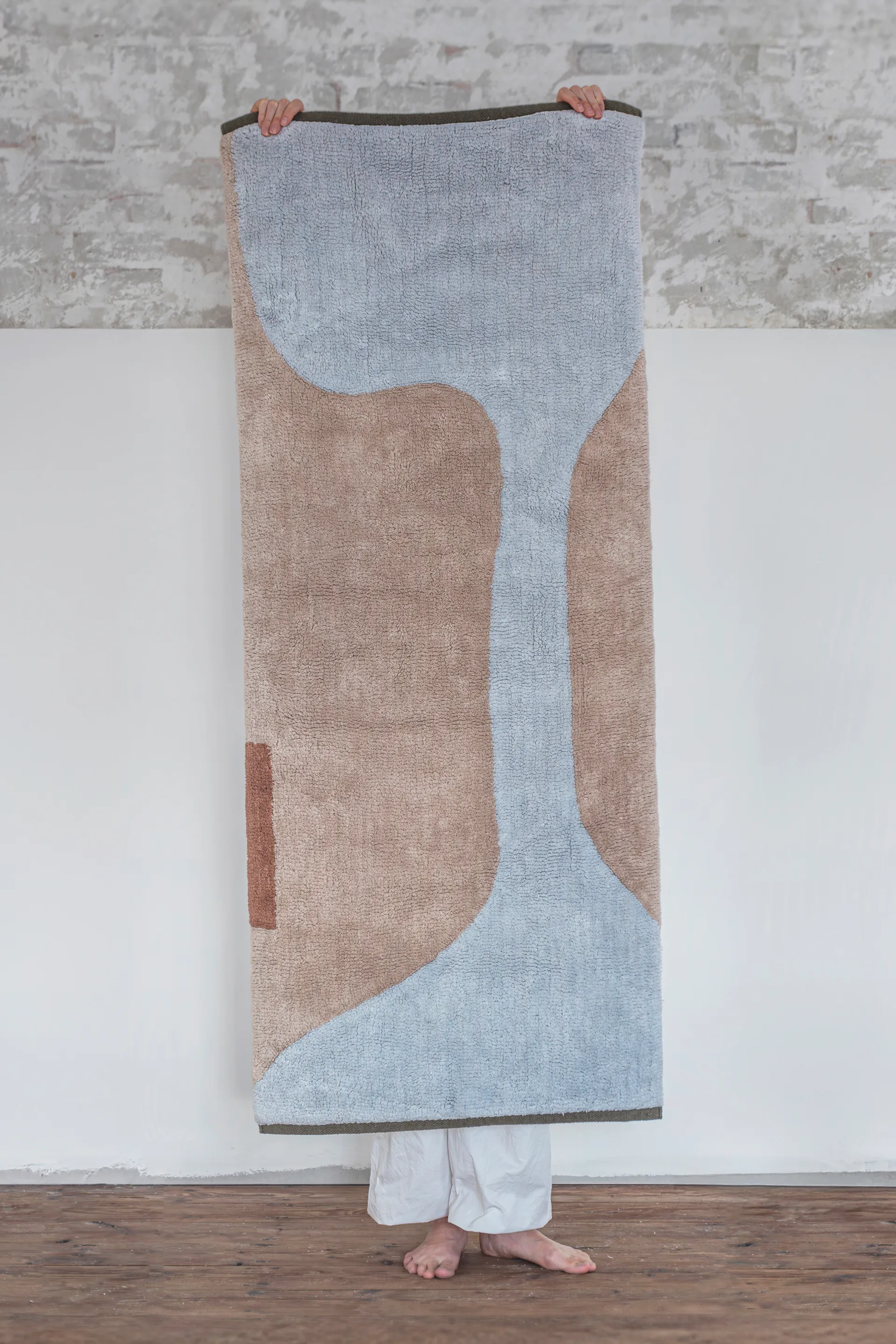 Figura teppe, Light blue, 70x150 cm Mette Ditmer