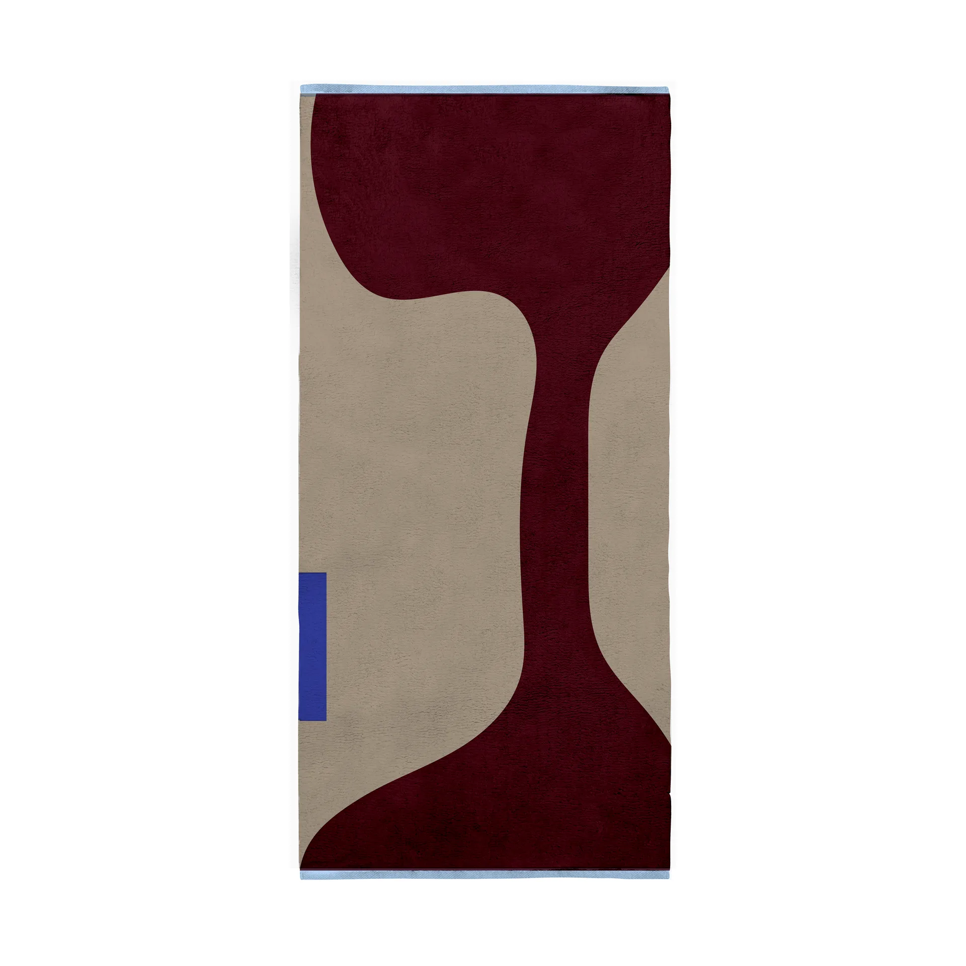 Figura teppe, Red-Beige, 70x150 cm Mette Ditmer