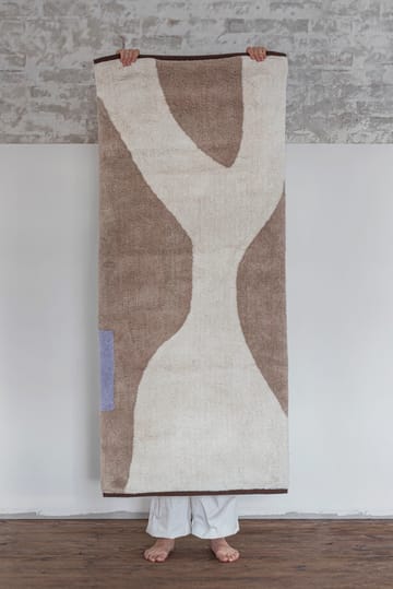 Figura teppe - Sand, 70x150 cm - Mette Ditmer