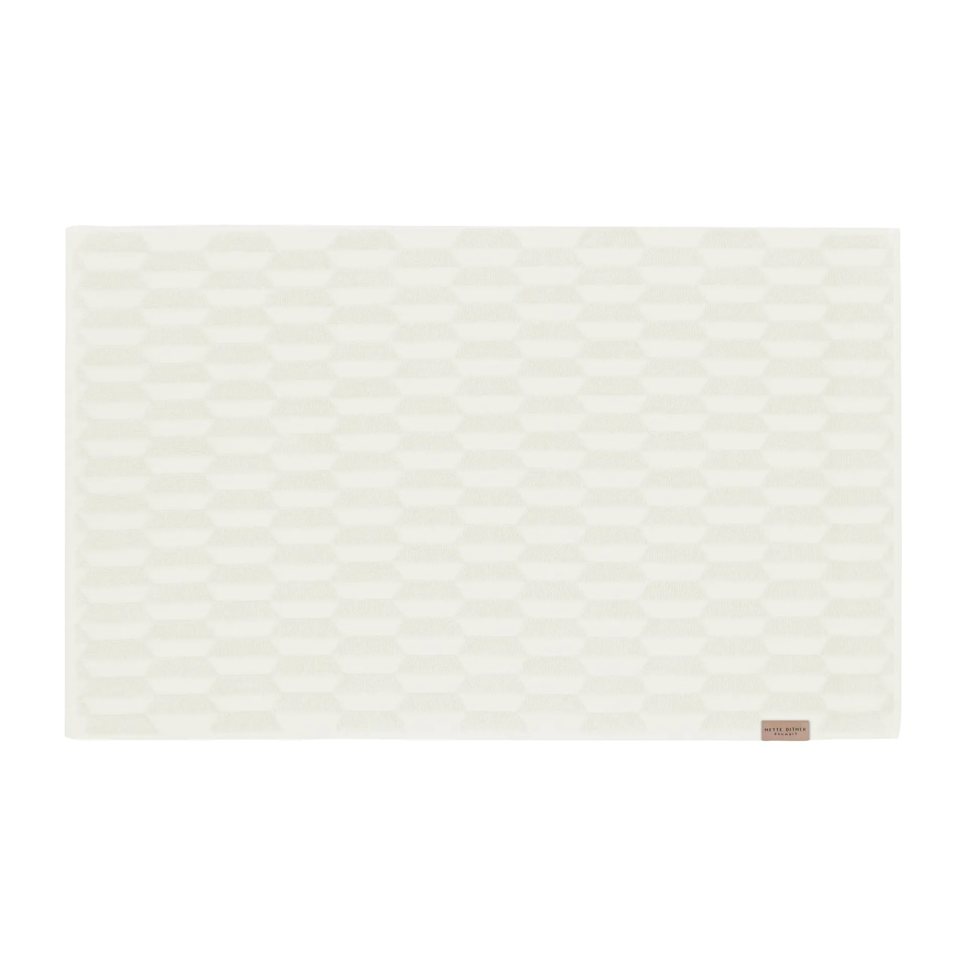 Geo baderomsmatte 50 x 80 cm, Off white Mette Ditmer