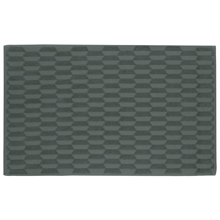 Geo baderomsmatte 50 x 80 cm - Pine green - Mette Ditmer