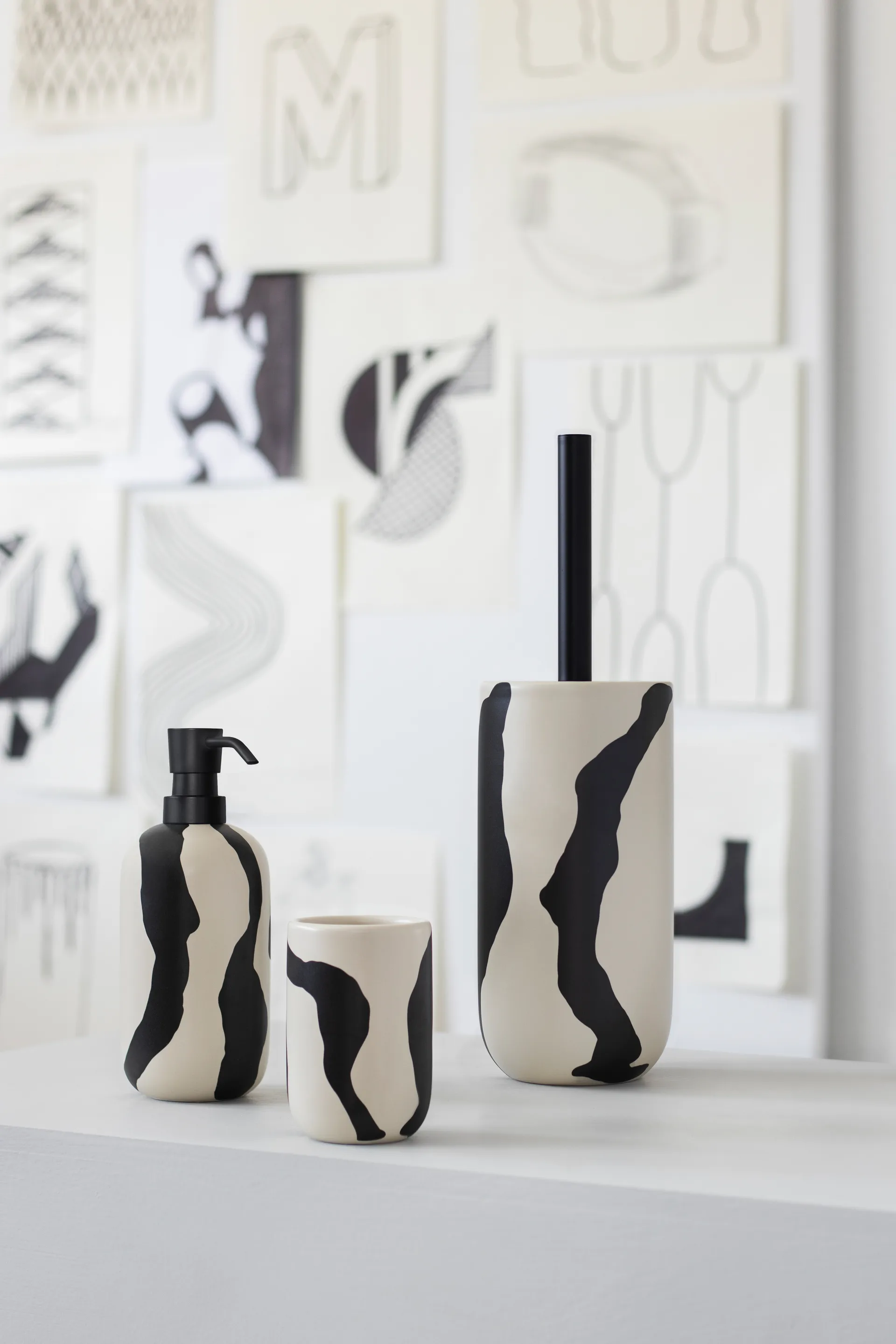 Icon toalettbørste, Offwhite Mette Ditmer