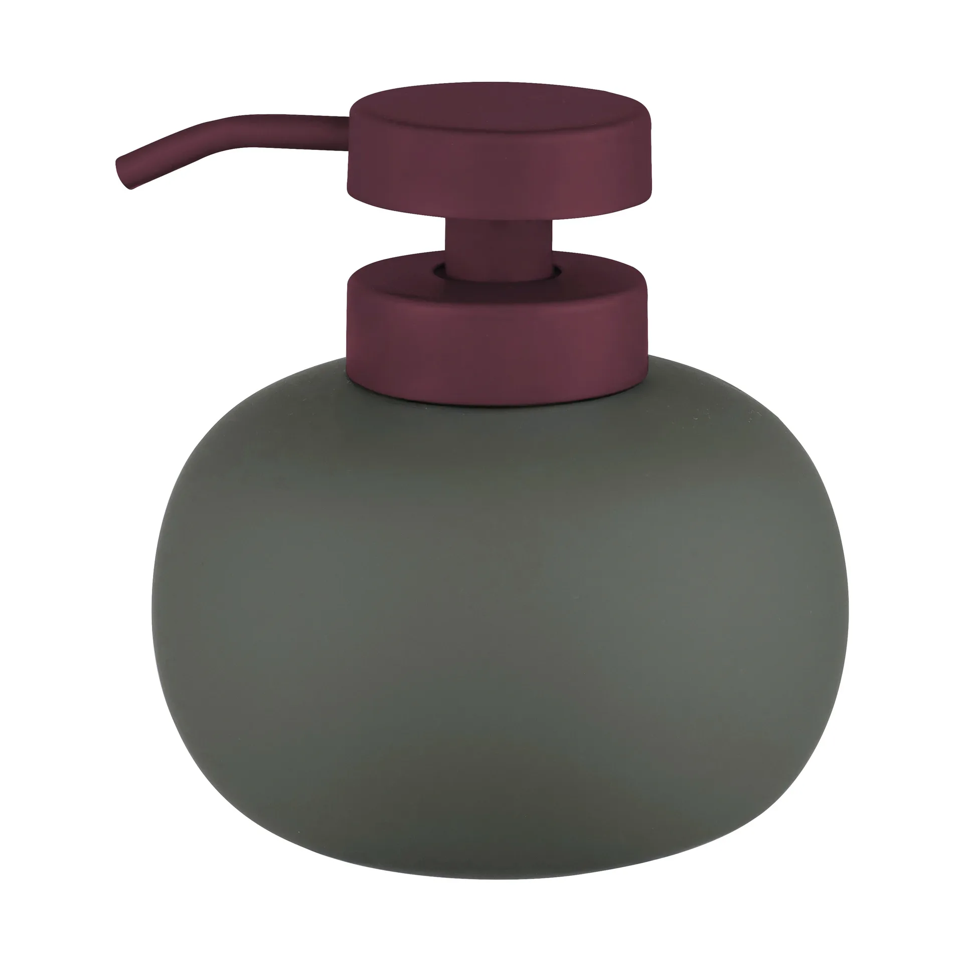 Lotus play såpedispenser lav, inkl 2 pumpehoder, Dark olive Mette Ditmer