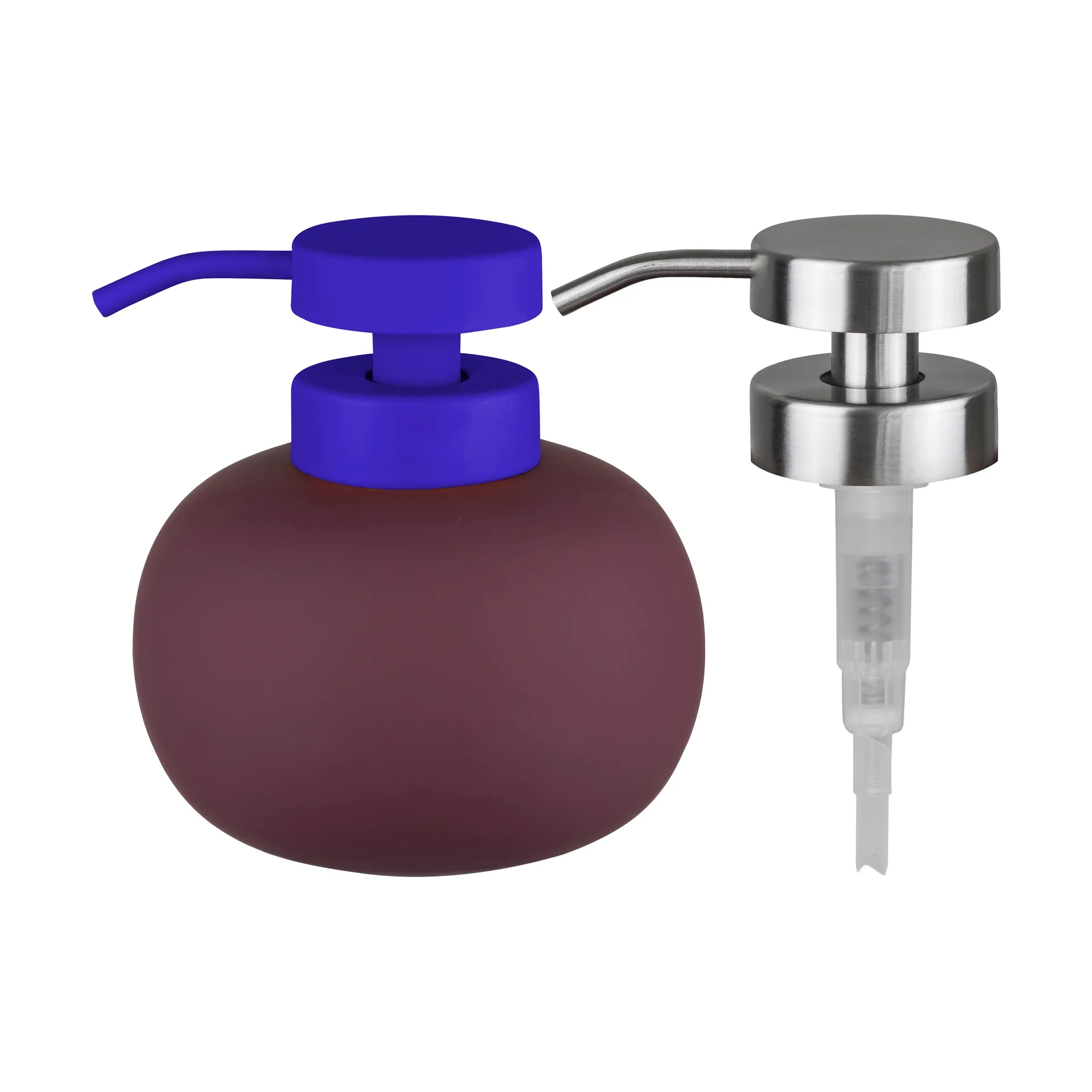 Lotus play såpedispenser lav, inkl 2 pumpehoder, Wine Mette Ditmer
