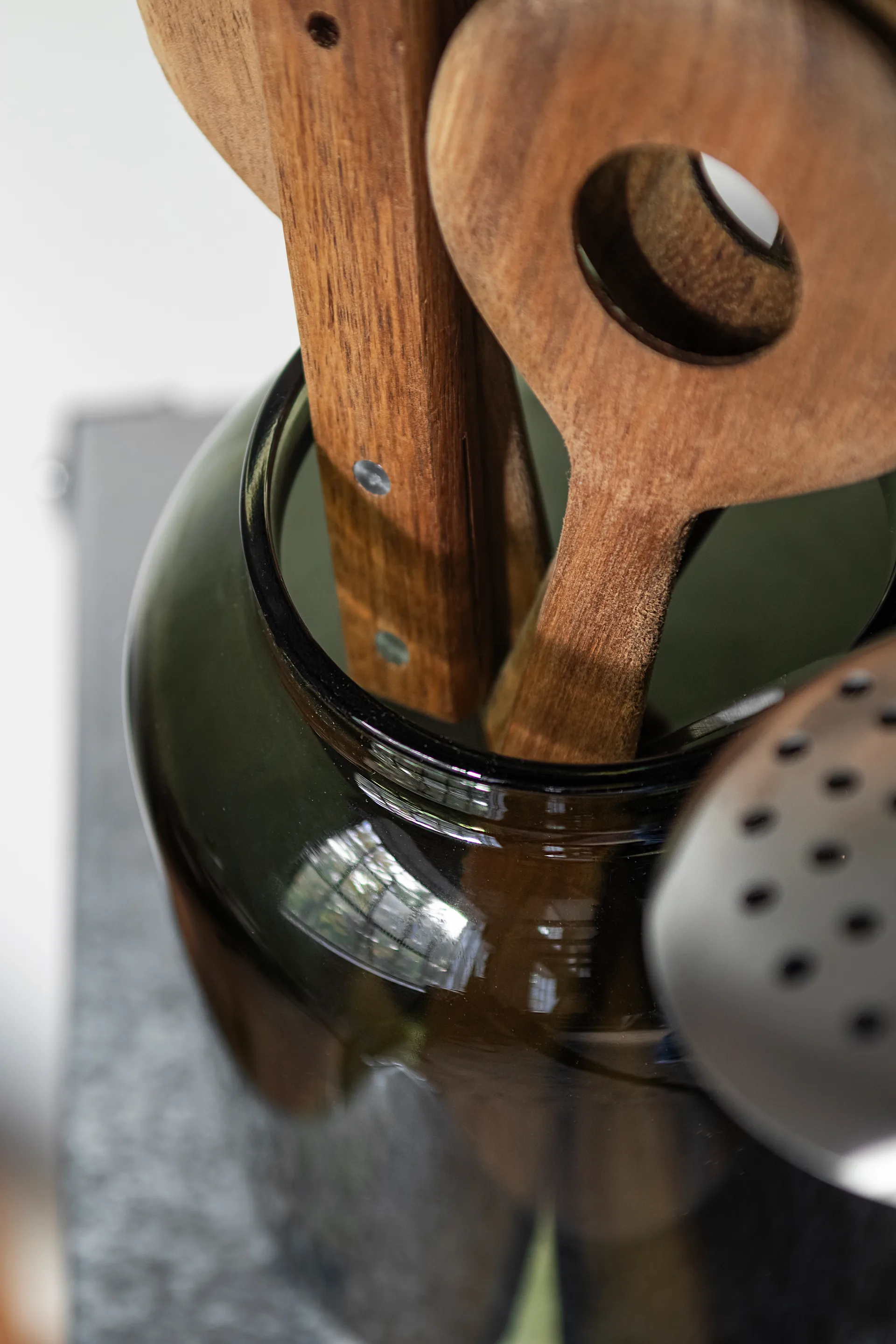 Luna krukke med lokk stor 20 cm, Dark forest Mette Ditmer