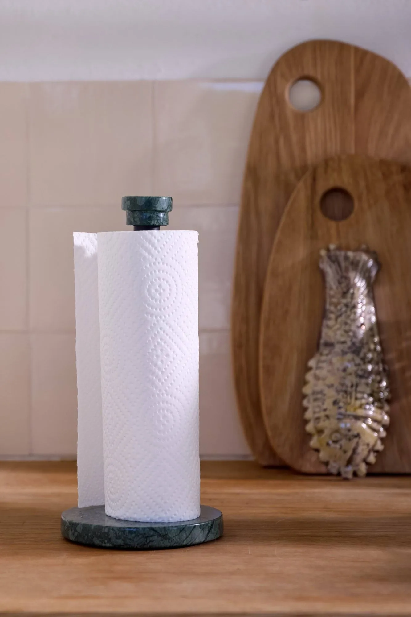 Marble papirhåndkleholder, Grønn Mette Ditmer