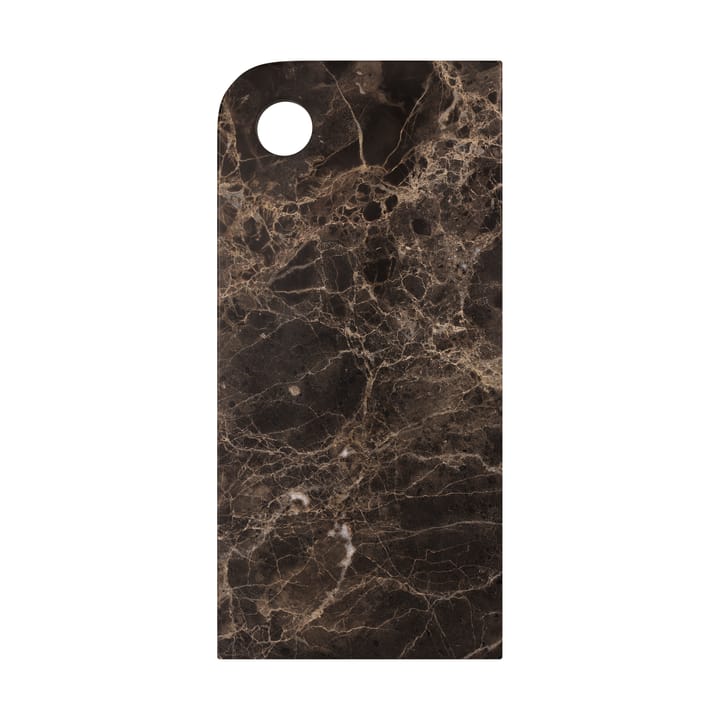 Marble serveringsbrett large 18x38 cm - Brown - Mette Ditmer