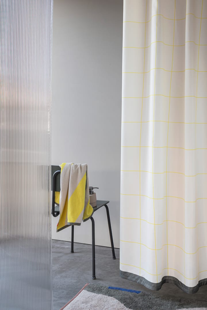 Mesh dusjforheng 150x200 cm, Yellow Mette Ditmer