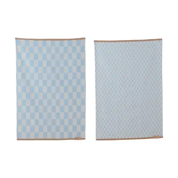 Mini-Max kjøkkenhåndkle 2-pakning - Blue (blå), 50x70 cm - Mette Ditmer