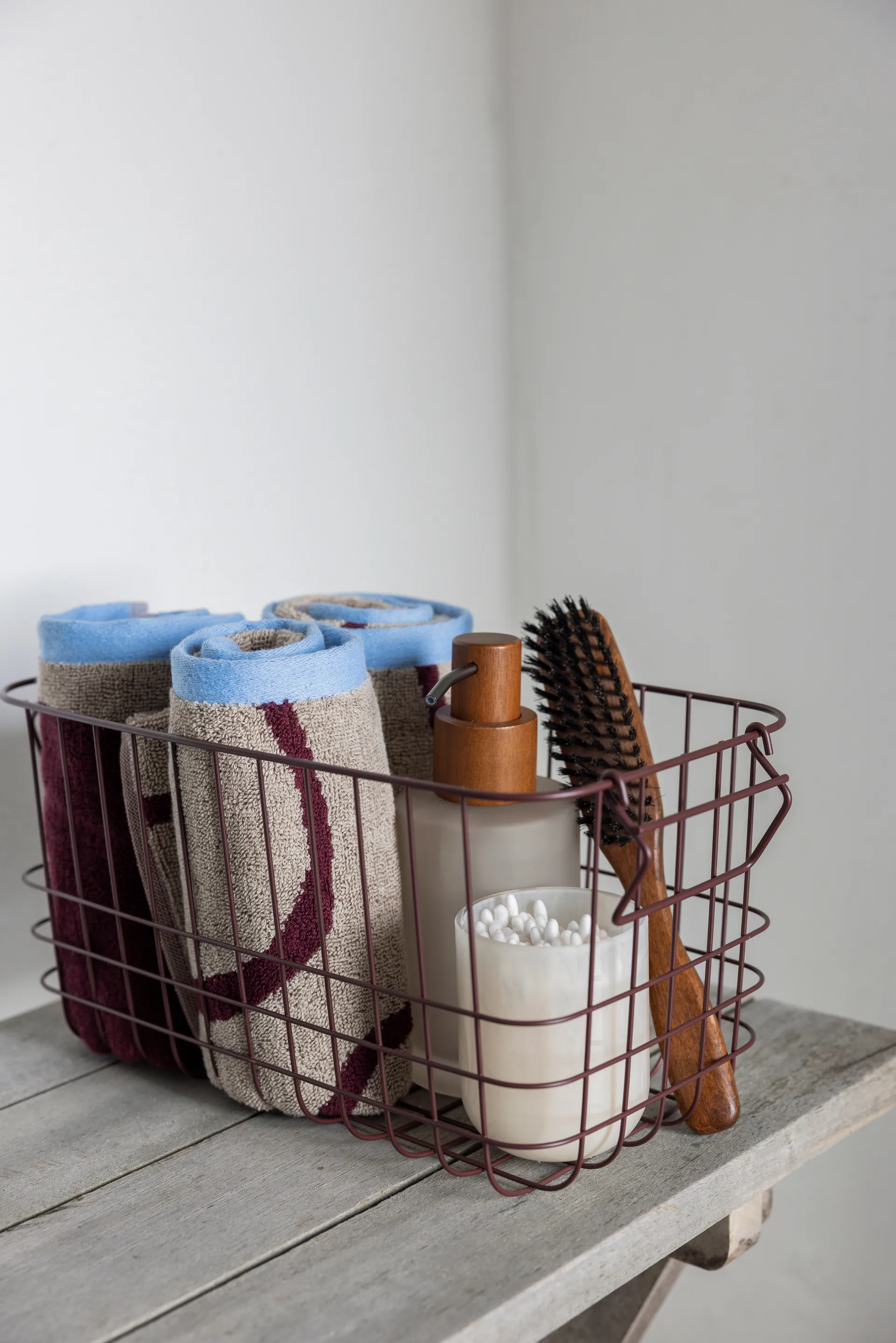 Nova Arte gjestehåndkle 40 x 55 cm 2-pakning, Wine-sand Mette Ditmer