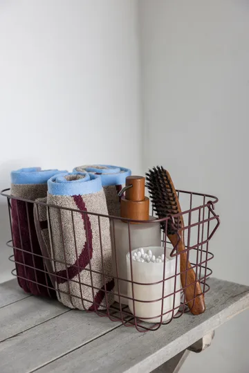 Nova Arte gjestehåndkle 40 x 55 cm 2-pakning - Wine-sand - Mette Ditmer