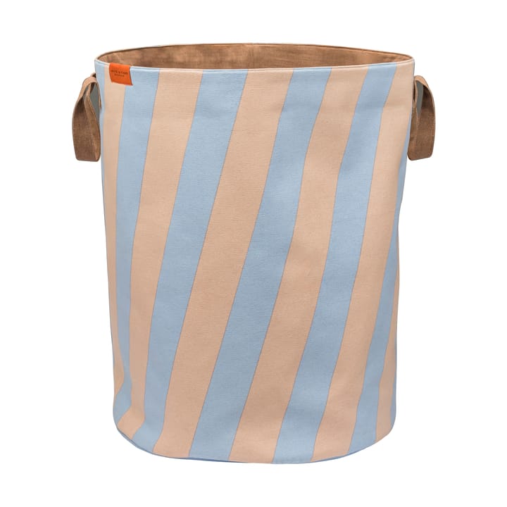 Nova Arte vaskekurv 40 x 40 x 50 cm - Light blue-powder rose - Mette Ditmer