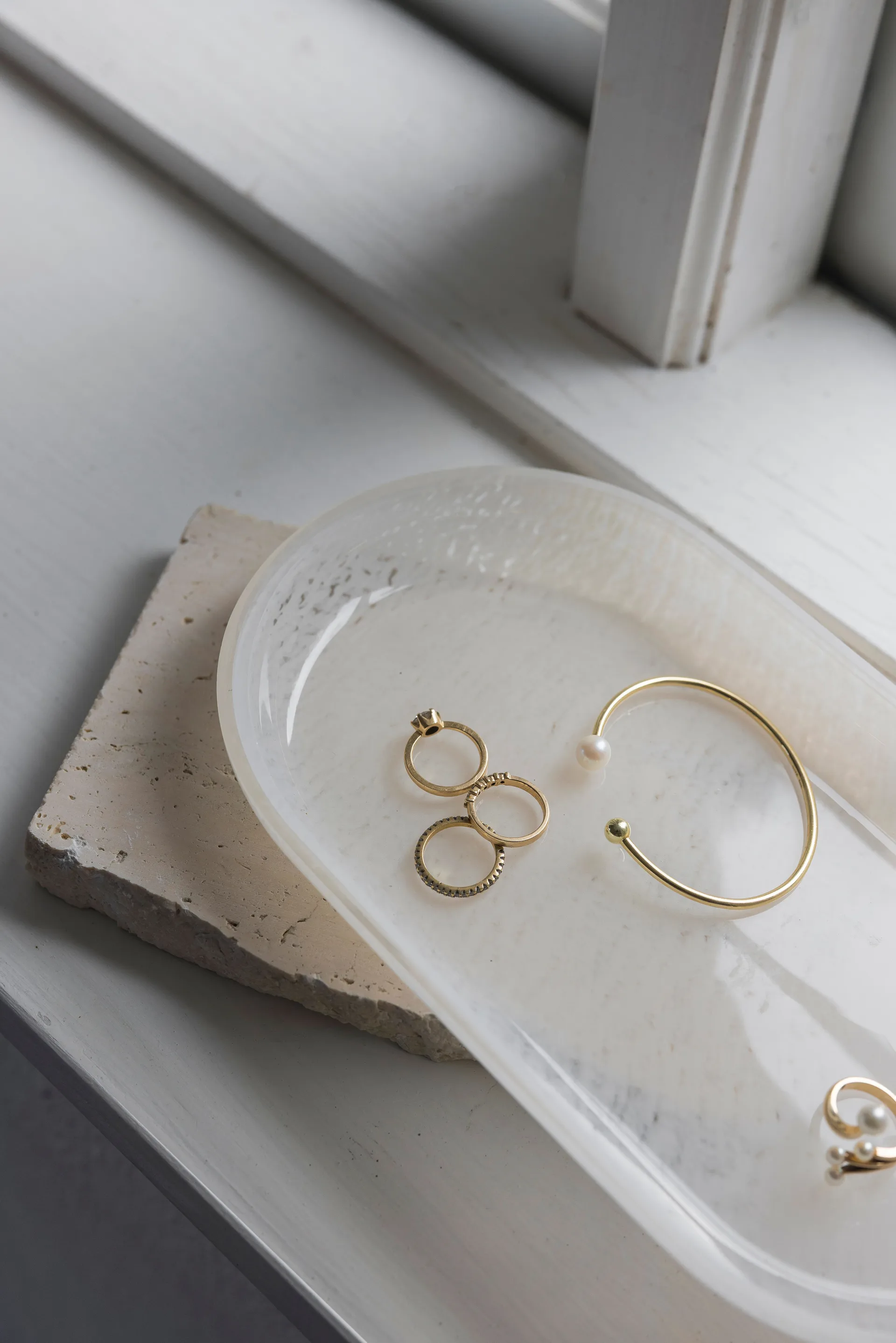 Opal brett, Linen, 14x25,5 cm Mette Ditmer