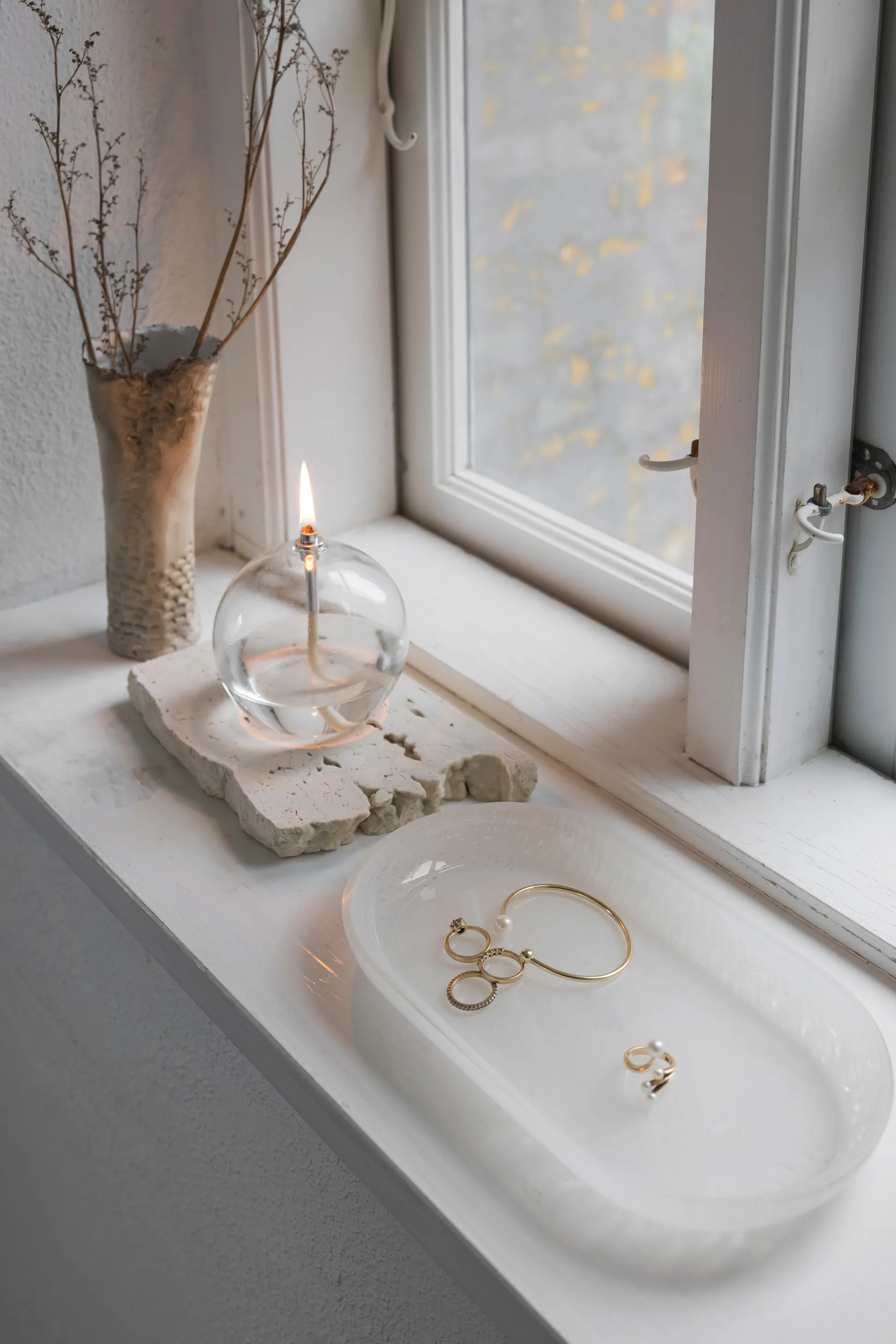 Opal brett, Linen, 14x25,5 cm Mette Ditmer