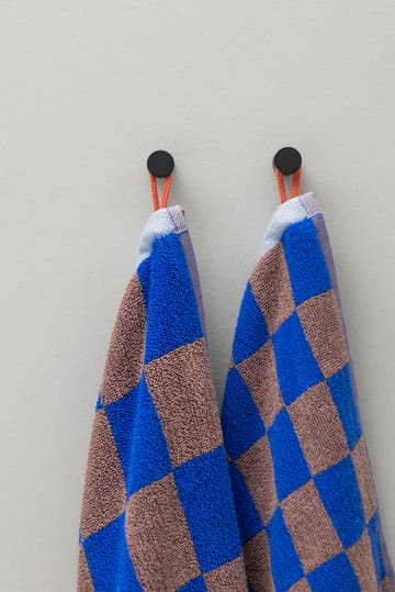 Retro håndkle 50x90 cm - Cobalt - Mette Ditmer