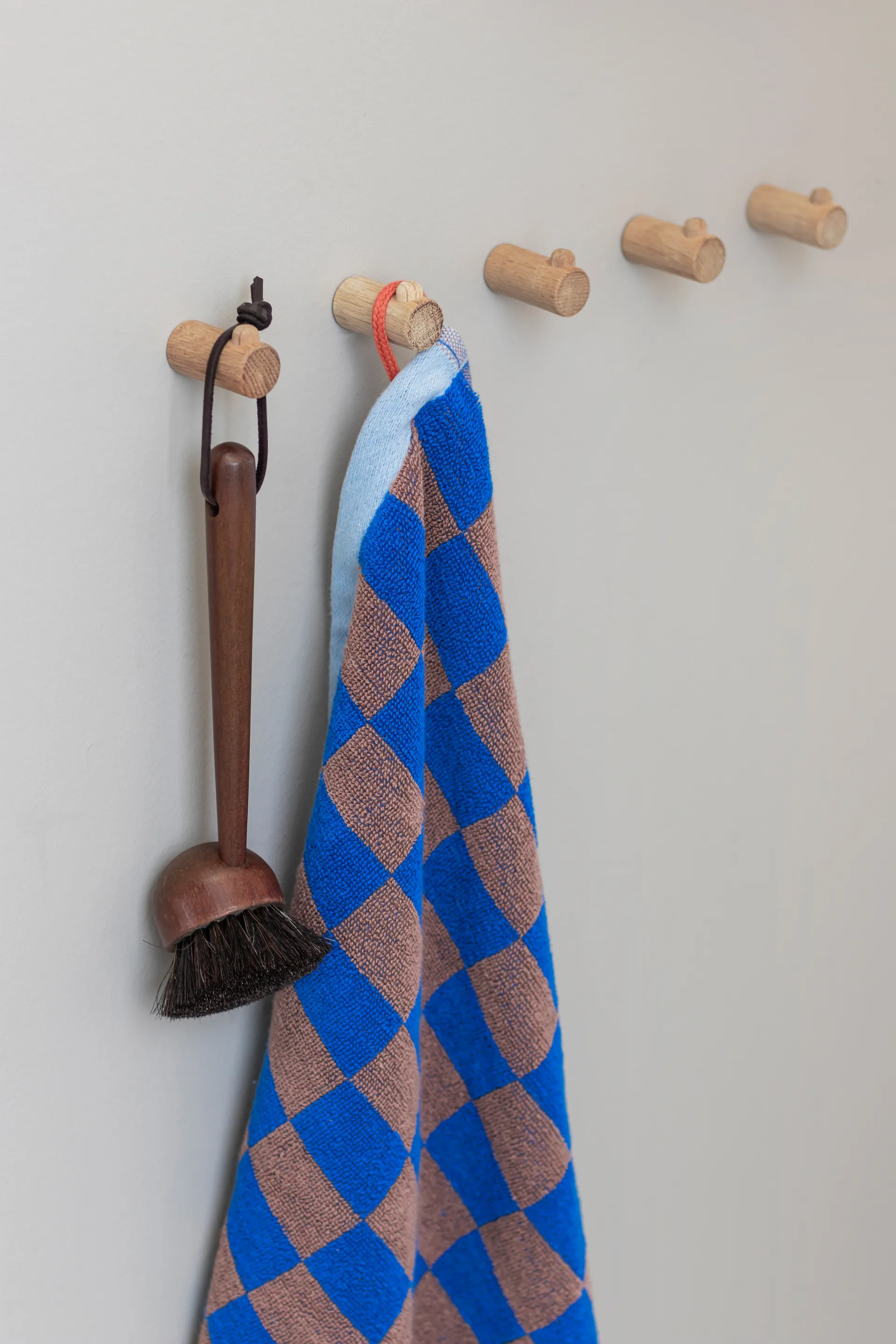 Retro håndkle, Cobalt, 40x55 cm, 2-stk Mette Ditmer