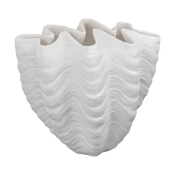 Shell vase - Large, 30 cm, white - Mette Ditmer