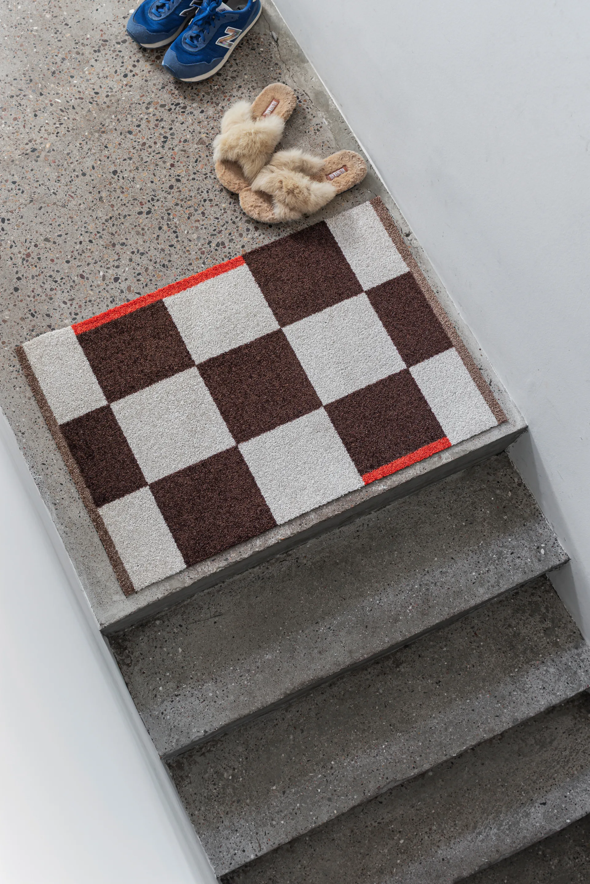 Square all-round teppe small, Brown Mette Ditmer