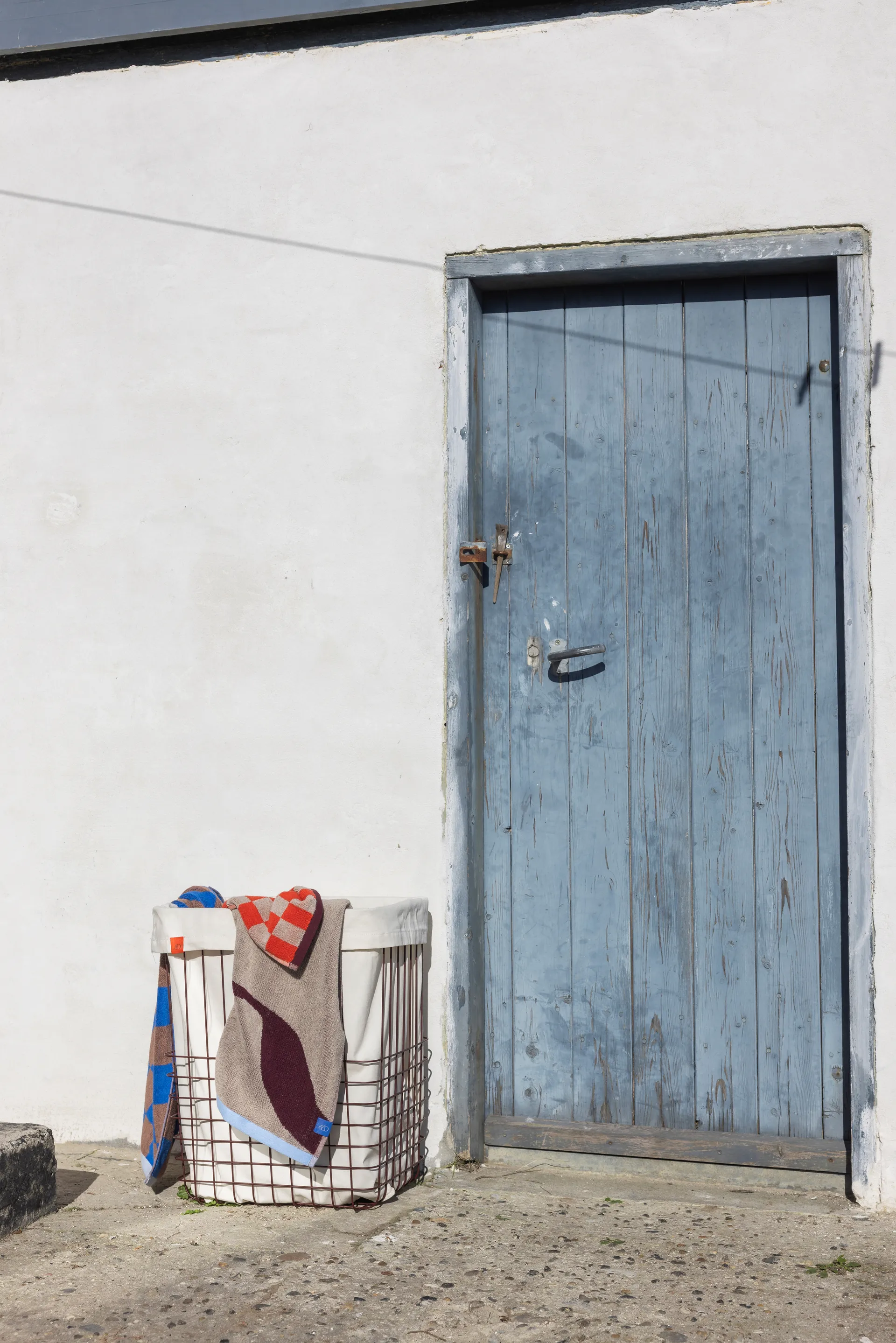 Store-it oppbevaringskurv med bomullspose large, Wine Mette Ditmer