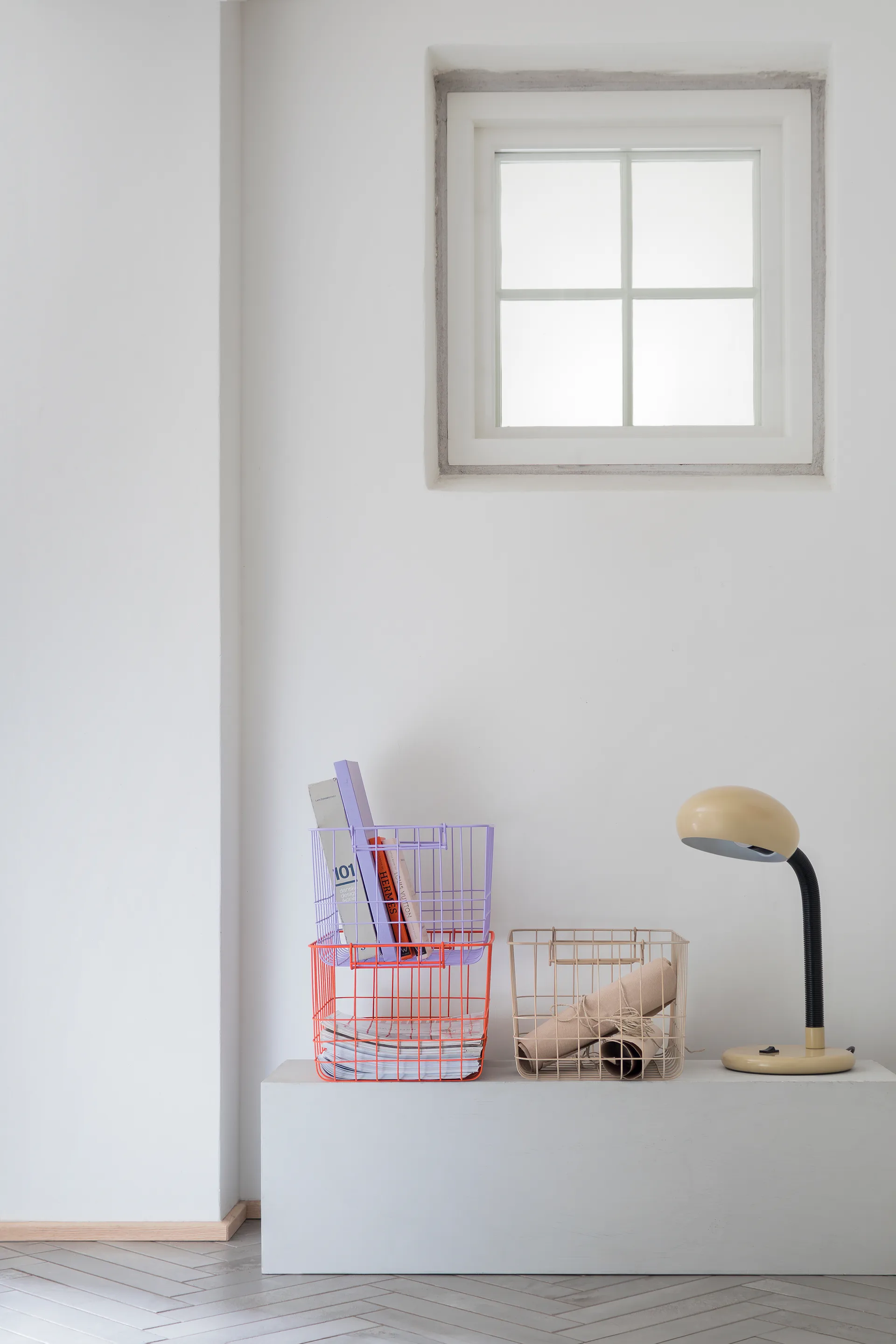 Store-it oppbevaringskurv medium, Orange Mette Ditmer