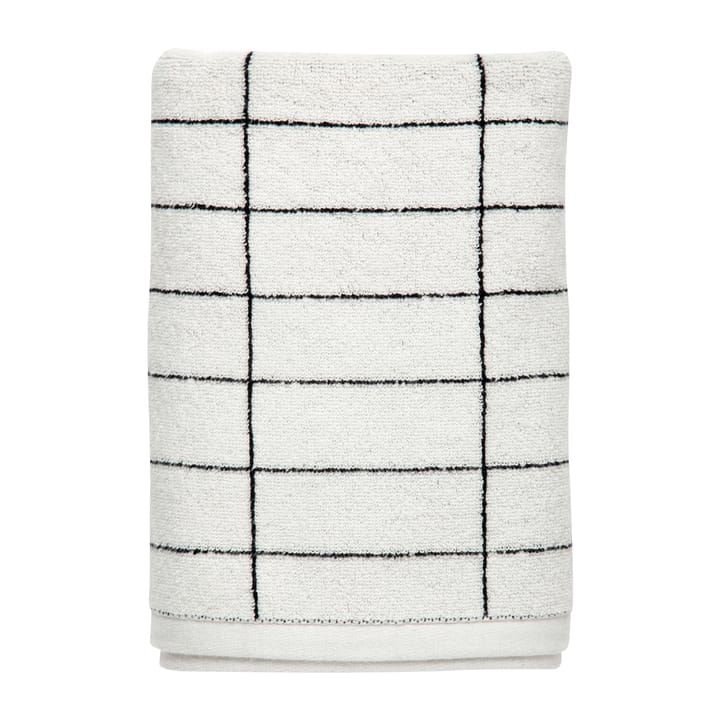 Tile Stone gjestehåndkle 38 x 60 cm 2-pakning - Offwhite-black - Mette Ditmer