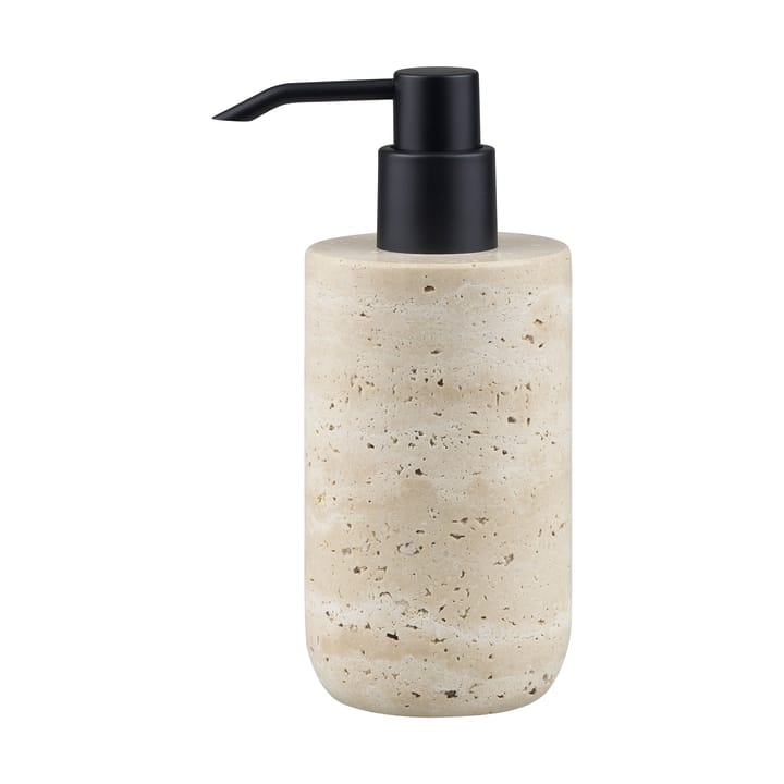 Travertin såpepumpe 17,5 cm - Linen - Mette Ditmer