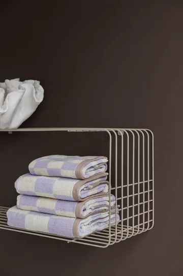 Wire hylle - Sand, 31x70x26 cm - Mette Ditmer