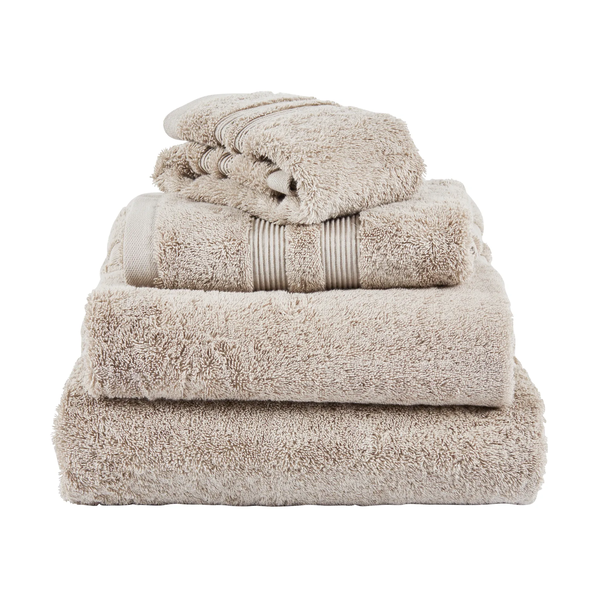 Fontana Håndkle EKO, Lysebrun, 70 x 140 cm Mille Notti