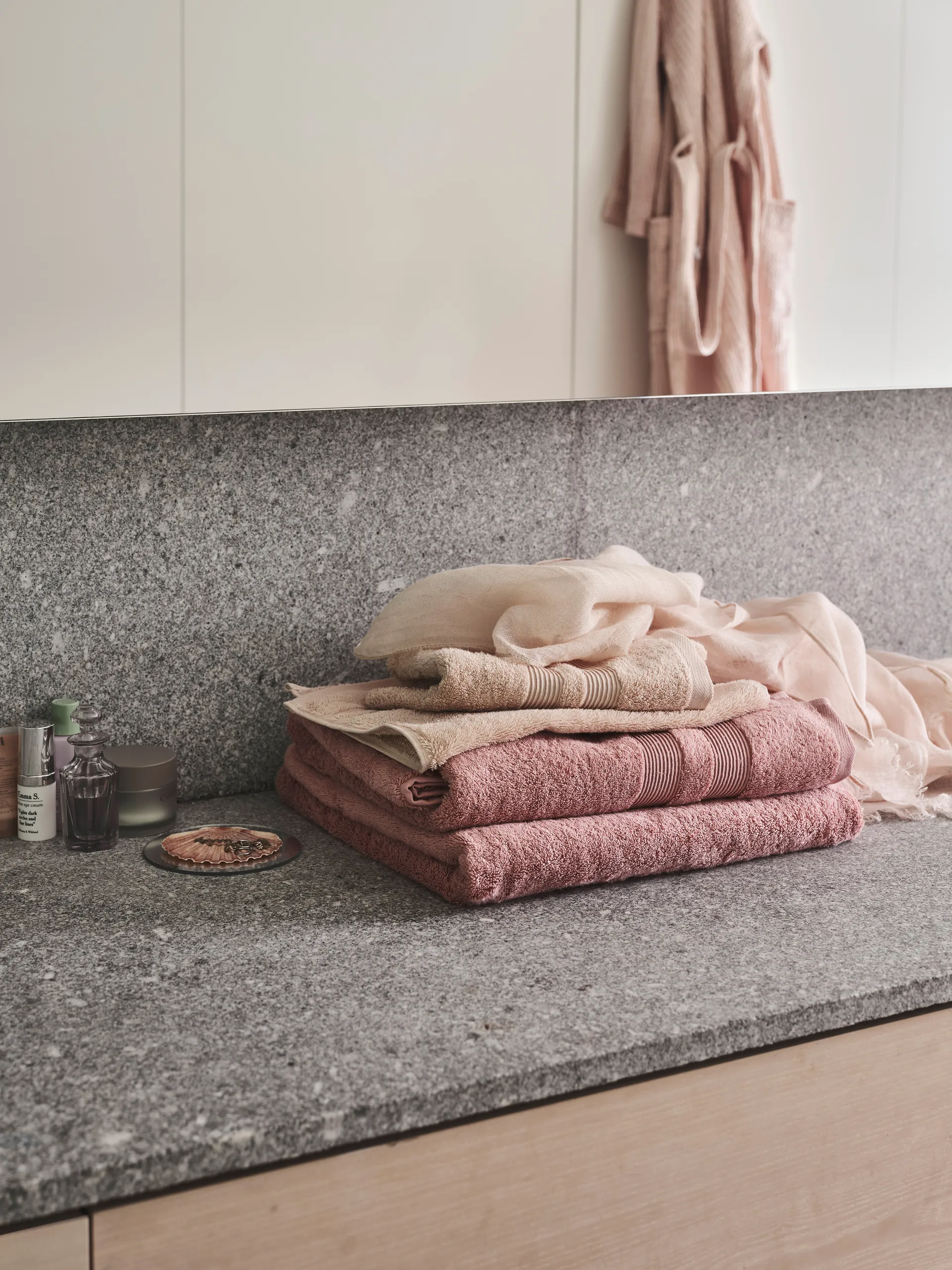 Fontana Håndkle EKO, Rosa, 70 x 140 cm Mille Notti