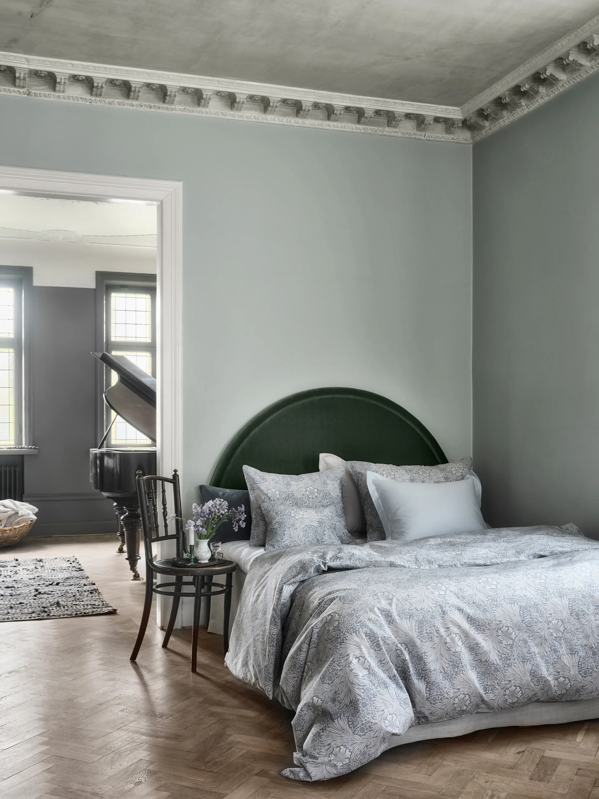 Morris & Co. Marigold Putetrekk, Blå, 50x60 cm Mille Notti