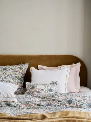 Morris & Co. Strawberry Thief Putetrekk - Grønn, 50x90 cm - Mille Notti