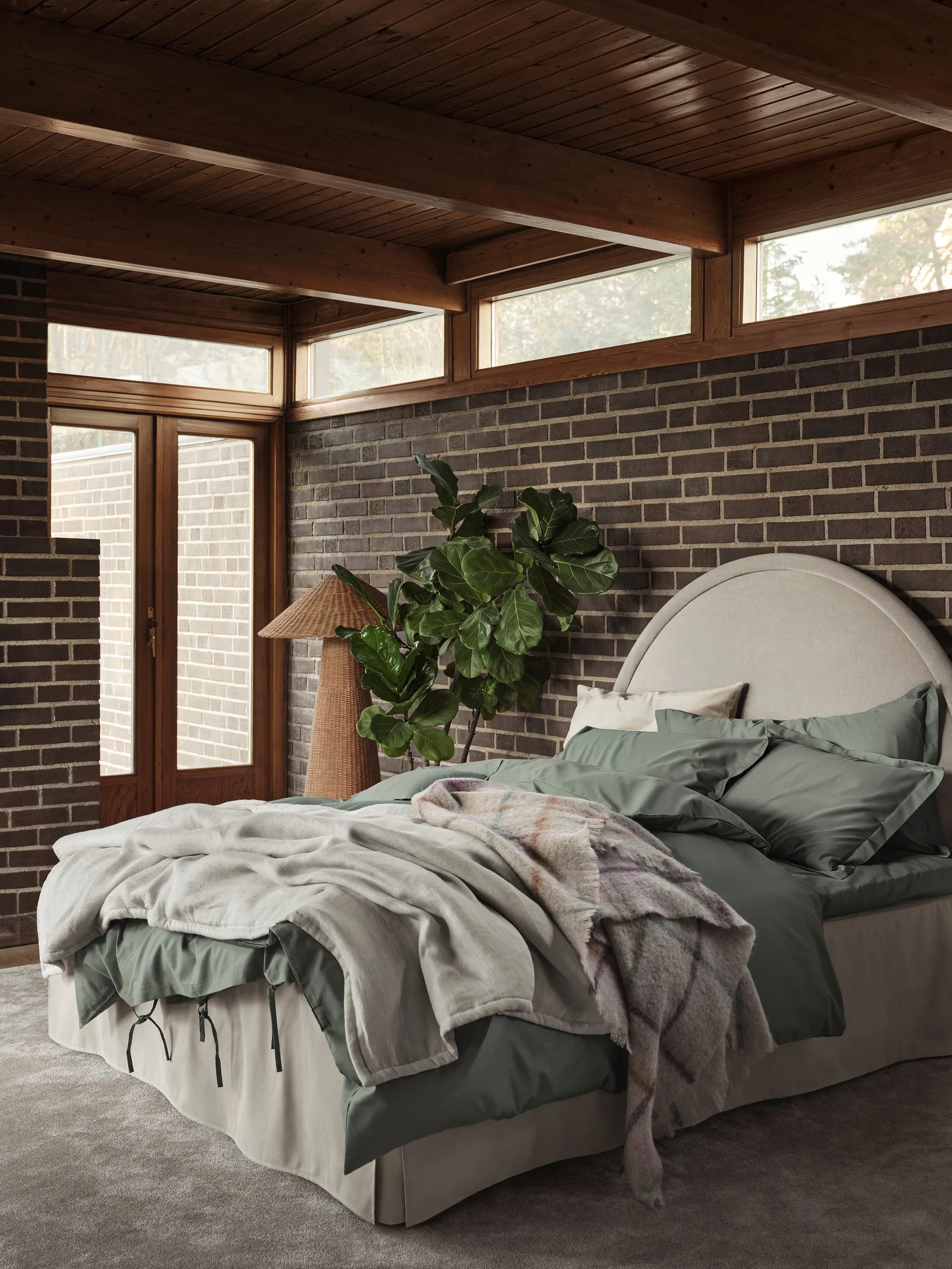 Napoli Sengekappe, Sand, 180 x 220 x 42 cm Mille Notti