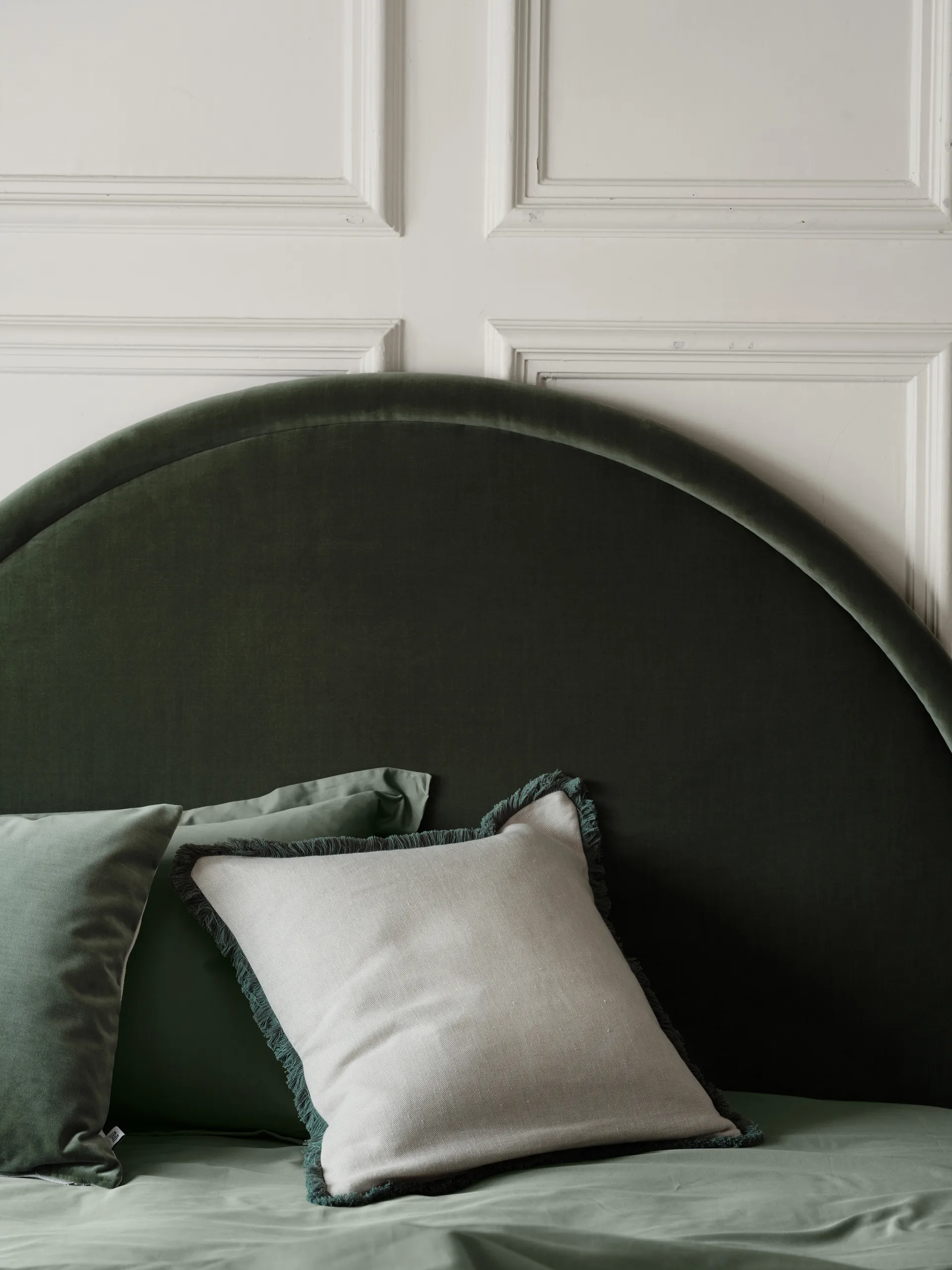 Pienza putetrekk, Beige-grønn, 50 x 50 cm Mille Notti