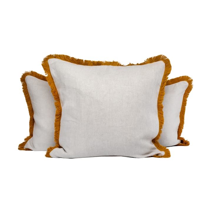 Pienza putetrekk - Beige-gul, 50 x 50 cm - Mille Notti