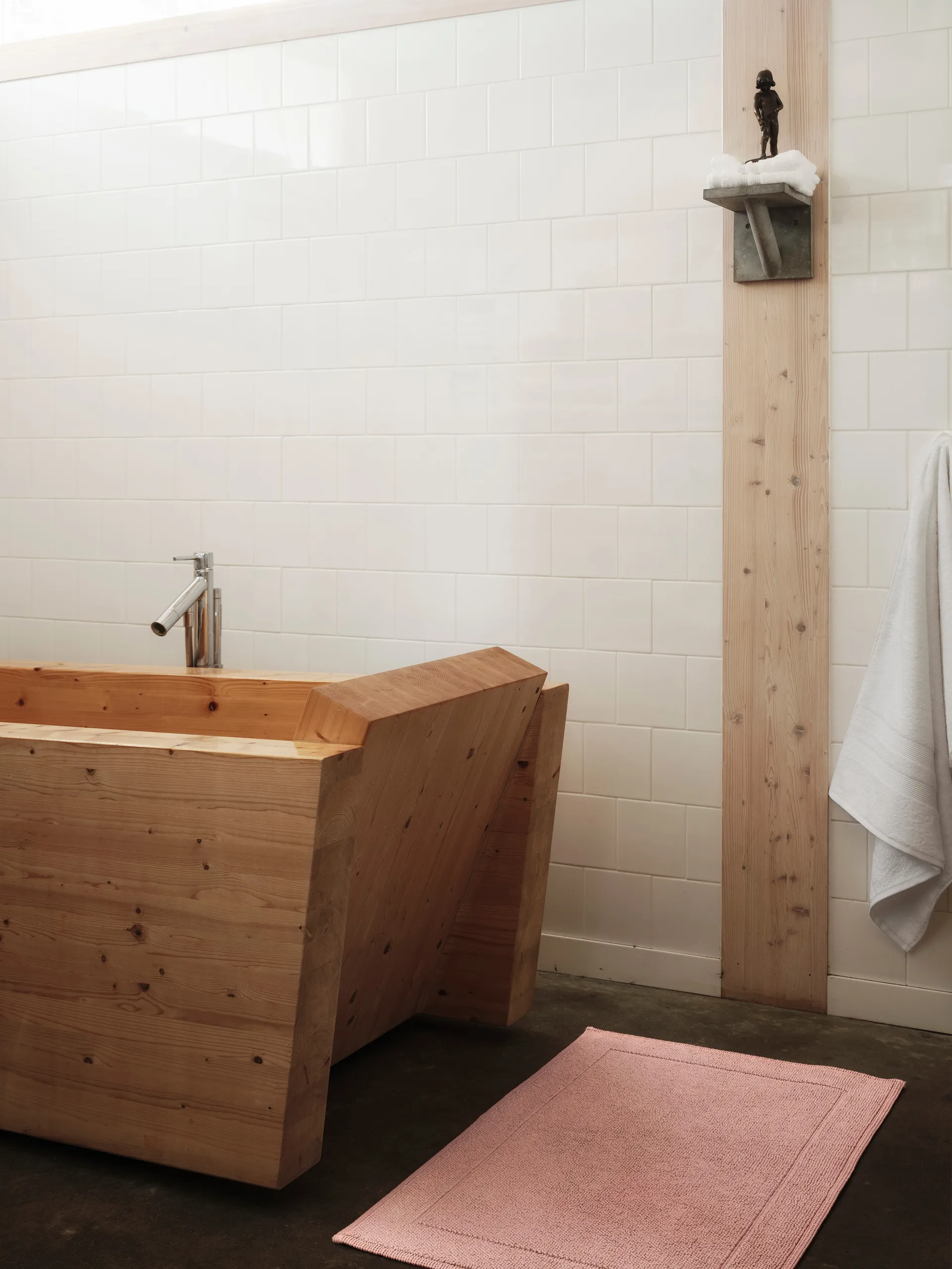 Portofino Baderomsmatte, Rosa, 60 x 90 cm Mille Notti