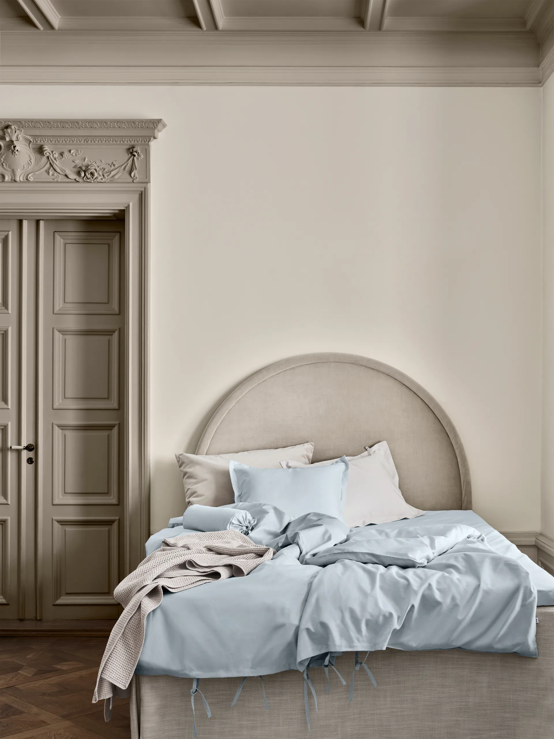 Satina Dynetrekk, Lyseblå, 150x210 cm Mille Notti