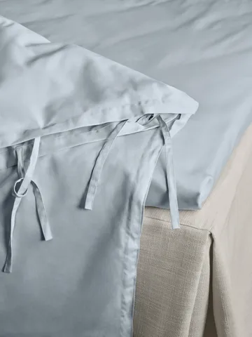 Satina Dynetrekk - Lyseblå, 220x220 cm - Mille Notti