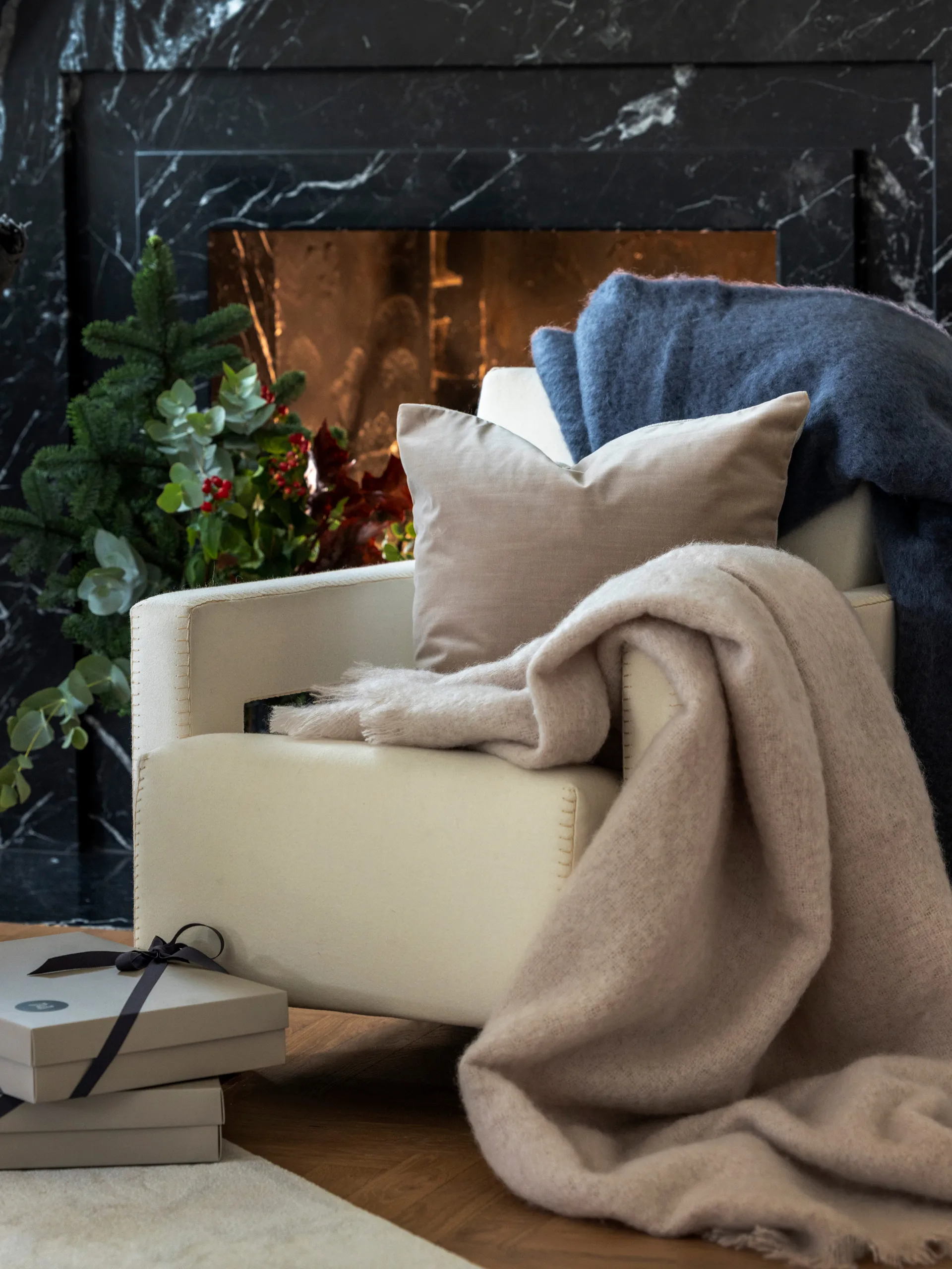 Verona Putetrekk, Beige, 50 x 50 cm Mille Notti