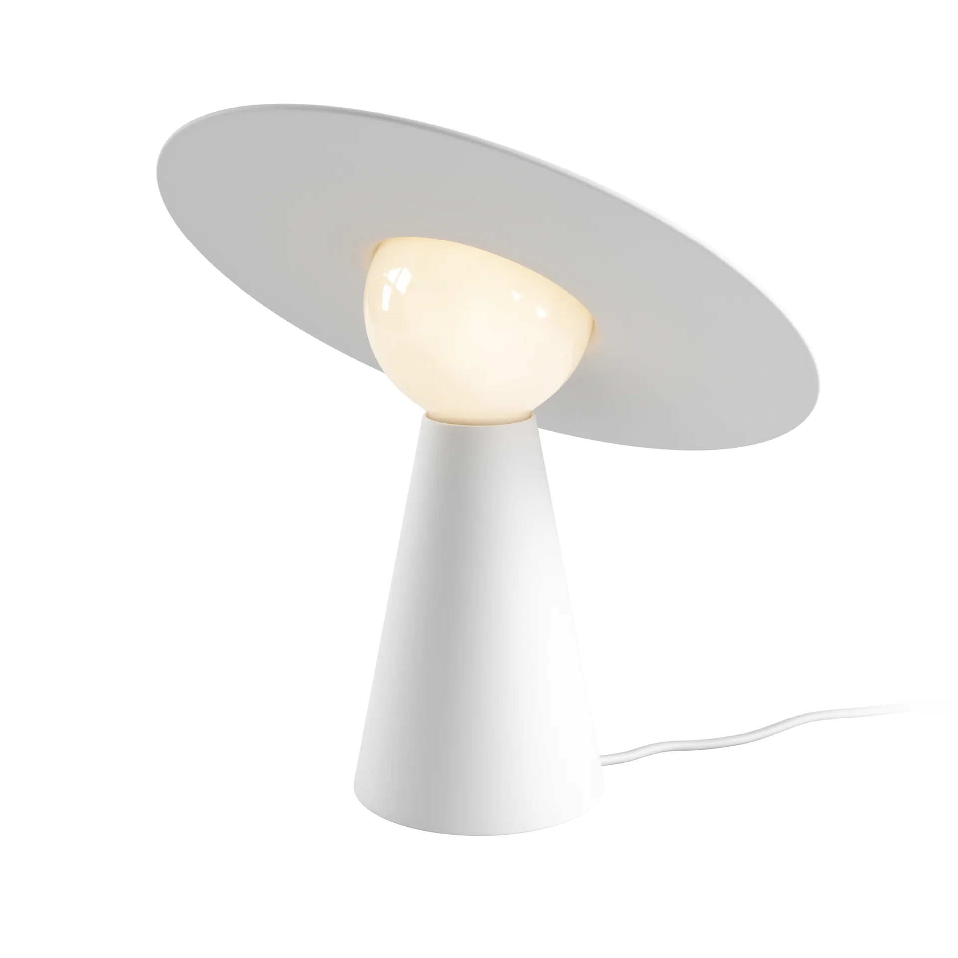 Bordlampe keramikk 33 x 37,1 cm, White  MOEBE