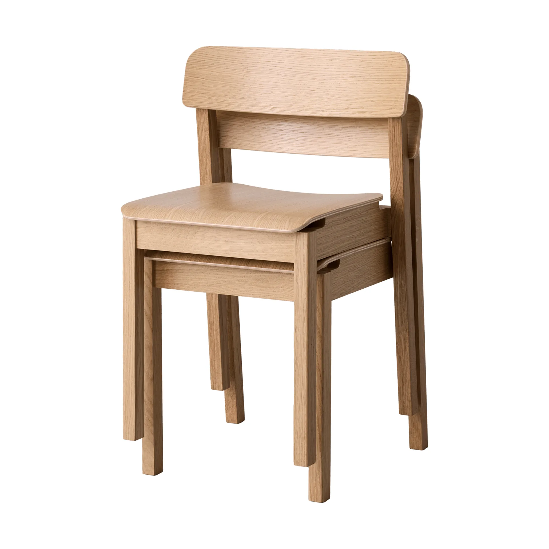Everyday Chair stol , Lakkert eik MOEBE