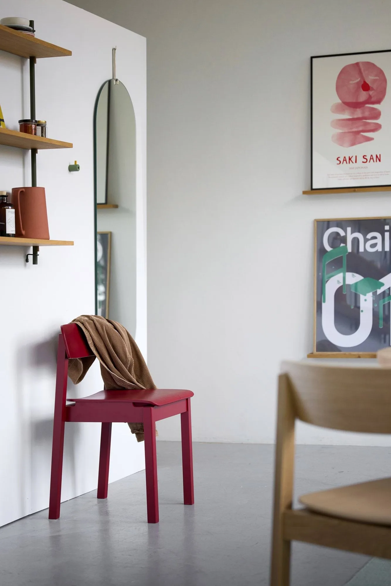 Everyday Chair stol , Purple red MOEBE