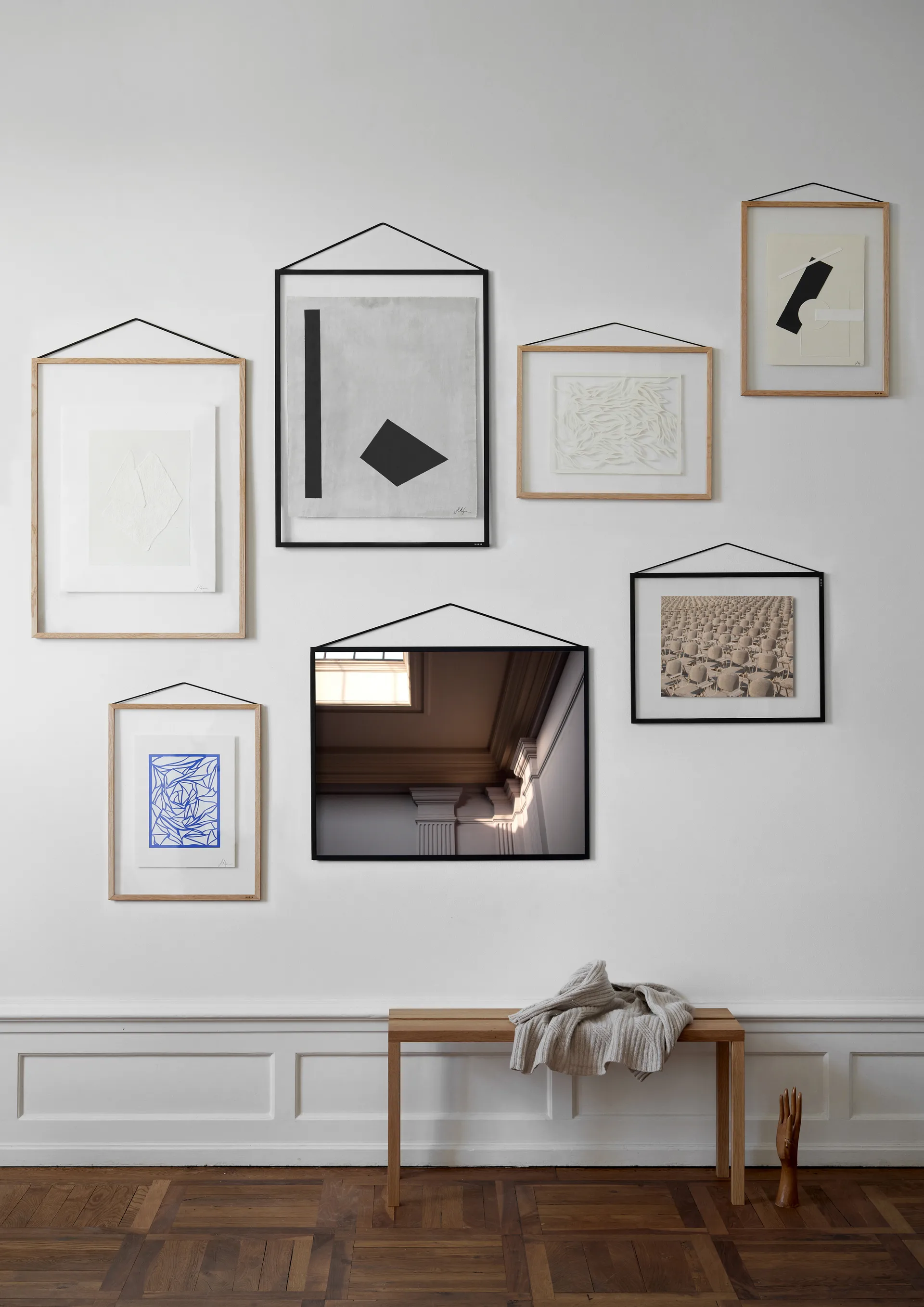 Moebe ramme 40 x 50 cm, Transparent, Black MOEBE