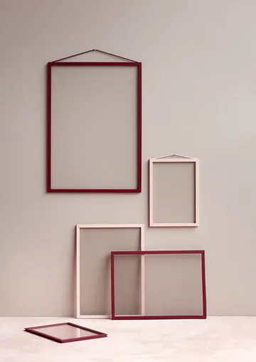 Moebe ramme A4 22,6 x 31,3 cm - Transparent, Red - MOEBE