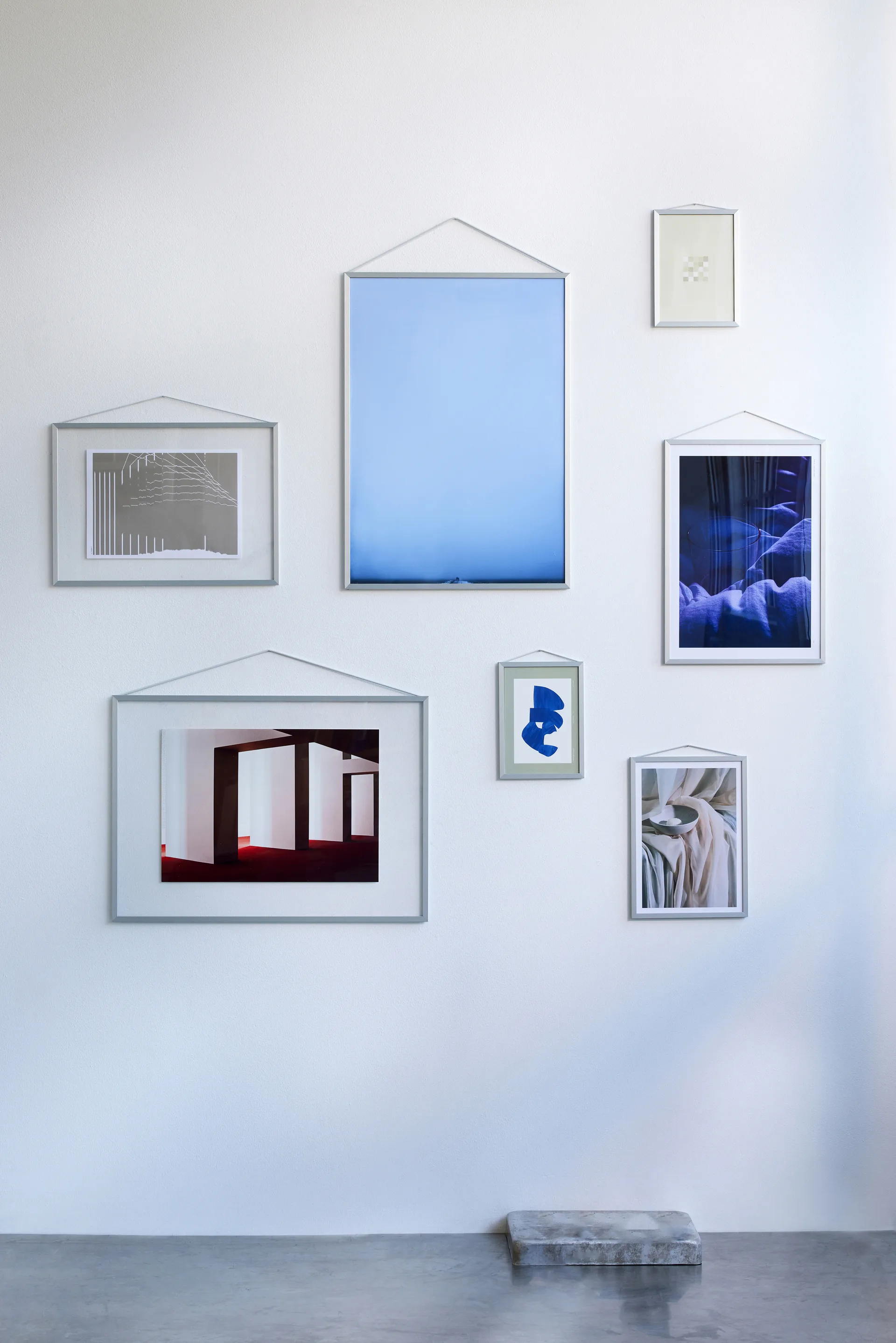 Moebe ramme A5 16,5 x 22,7 cm, Brushed aluminium MOEBE