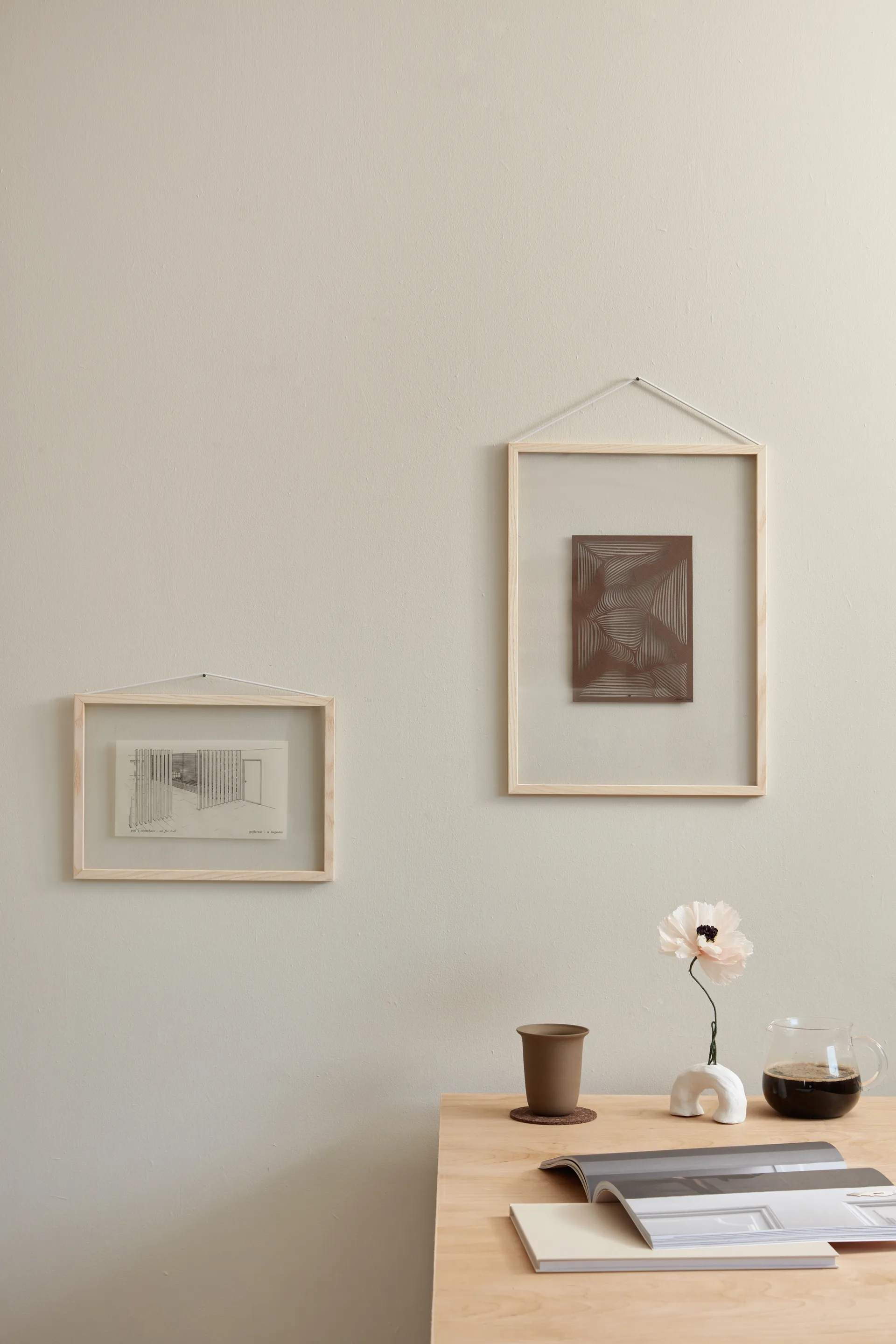 Moebe ramme i ask A4 23,2 x 31,7 cm, Transparent, Wood, Black MOEBE