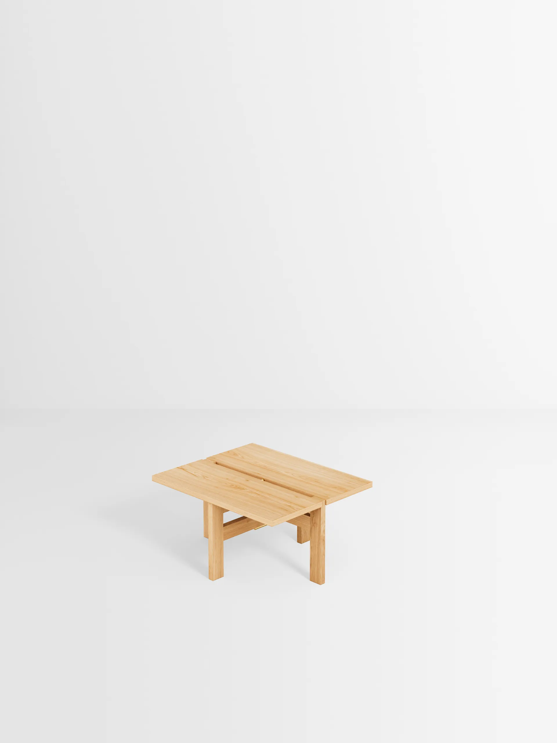 Moebe rectangular coffee table salongbord small, Eik MOEBE