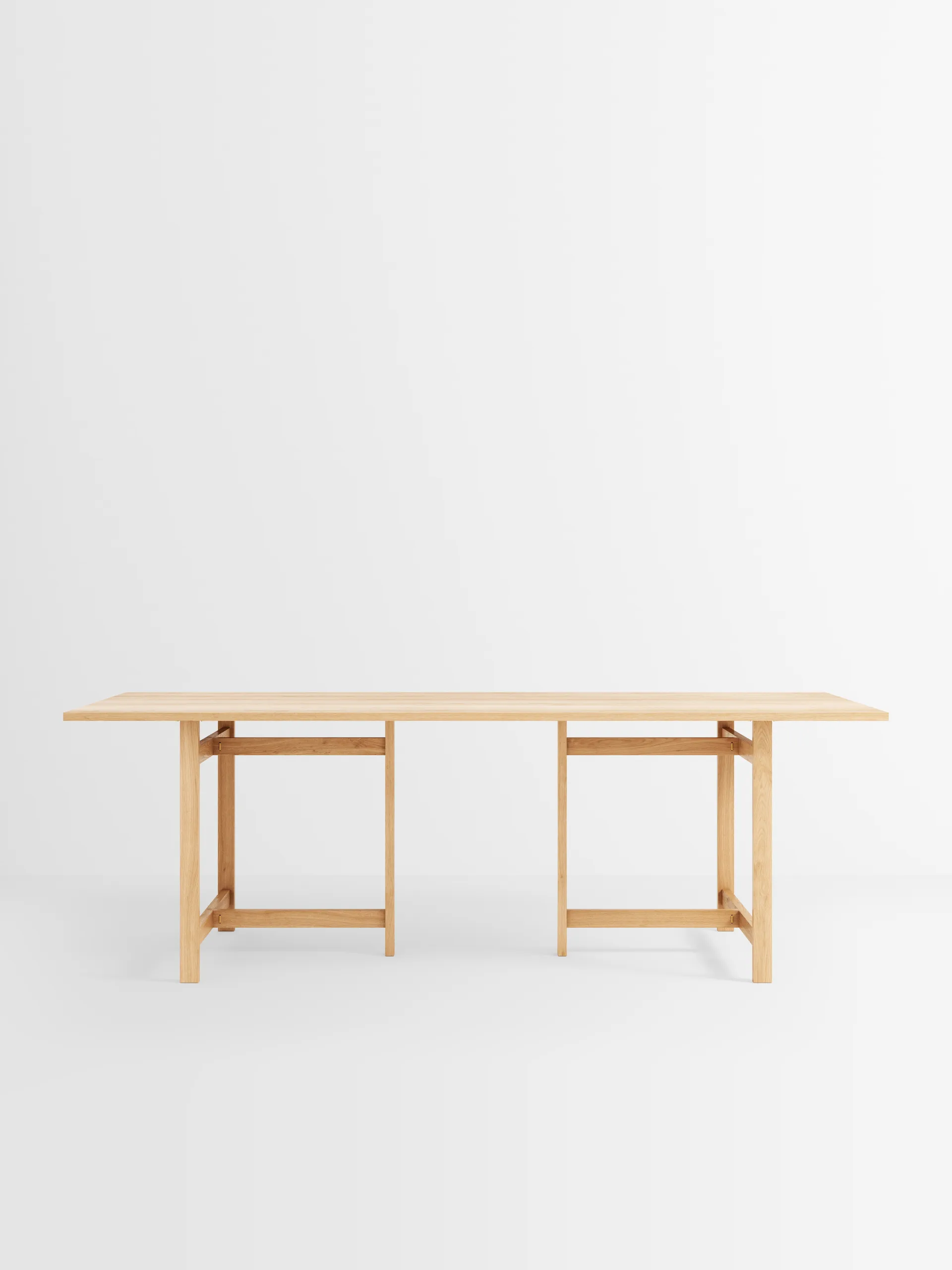 Moebe rectangular dining table spisebord 220 x 90 cm, Eik MOEBE