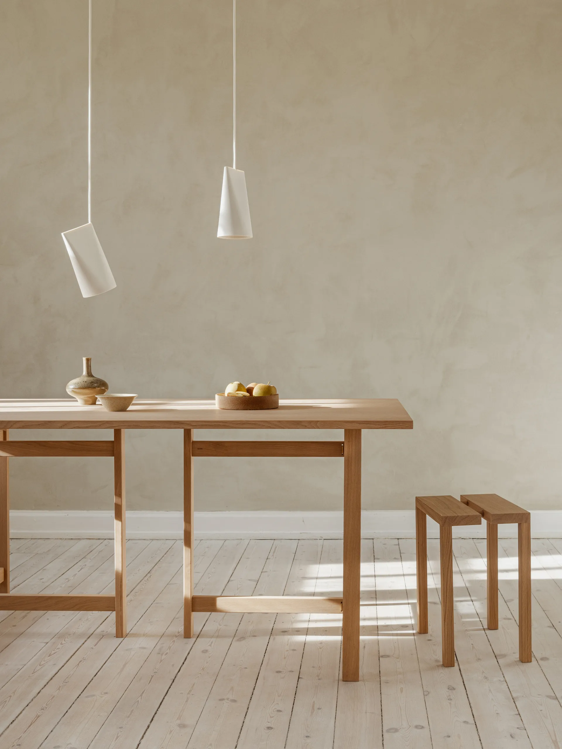 Moebe Rektangulært spisebord, Burgundy, 160x90 cm MOEBE